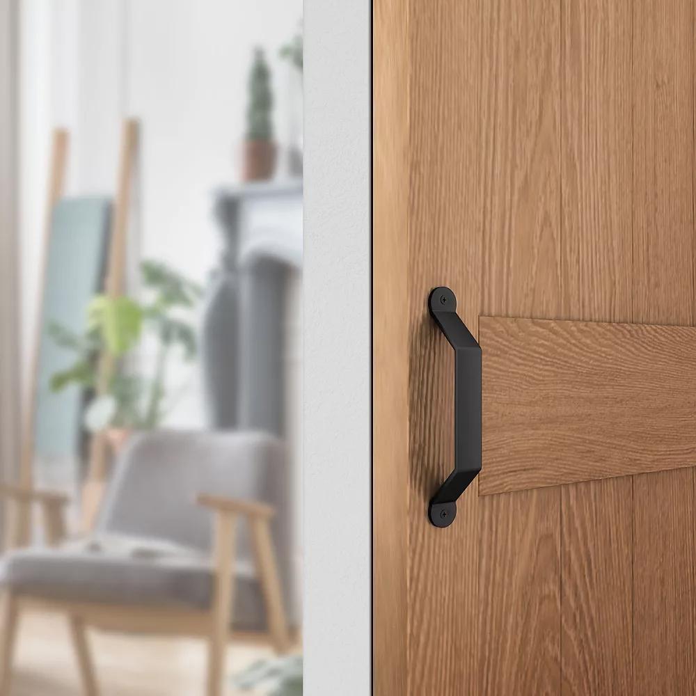 National Hardware - V1000 10" Charleston Pull - Matte Black