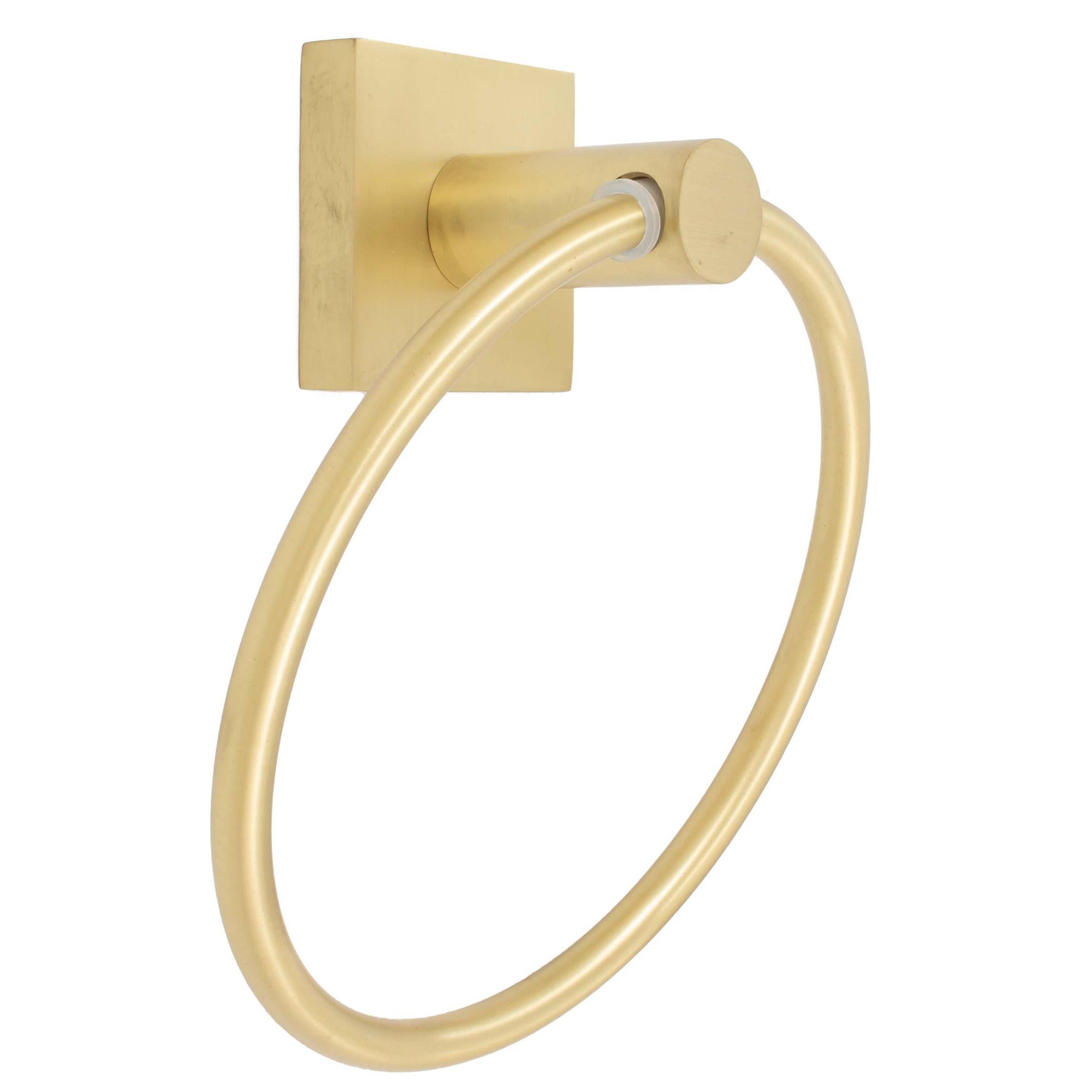 Vienna Towel Ring - Satin Brass