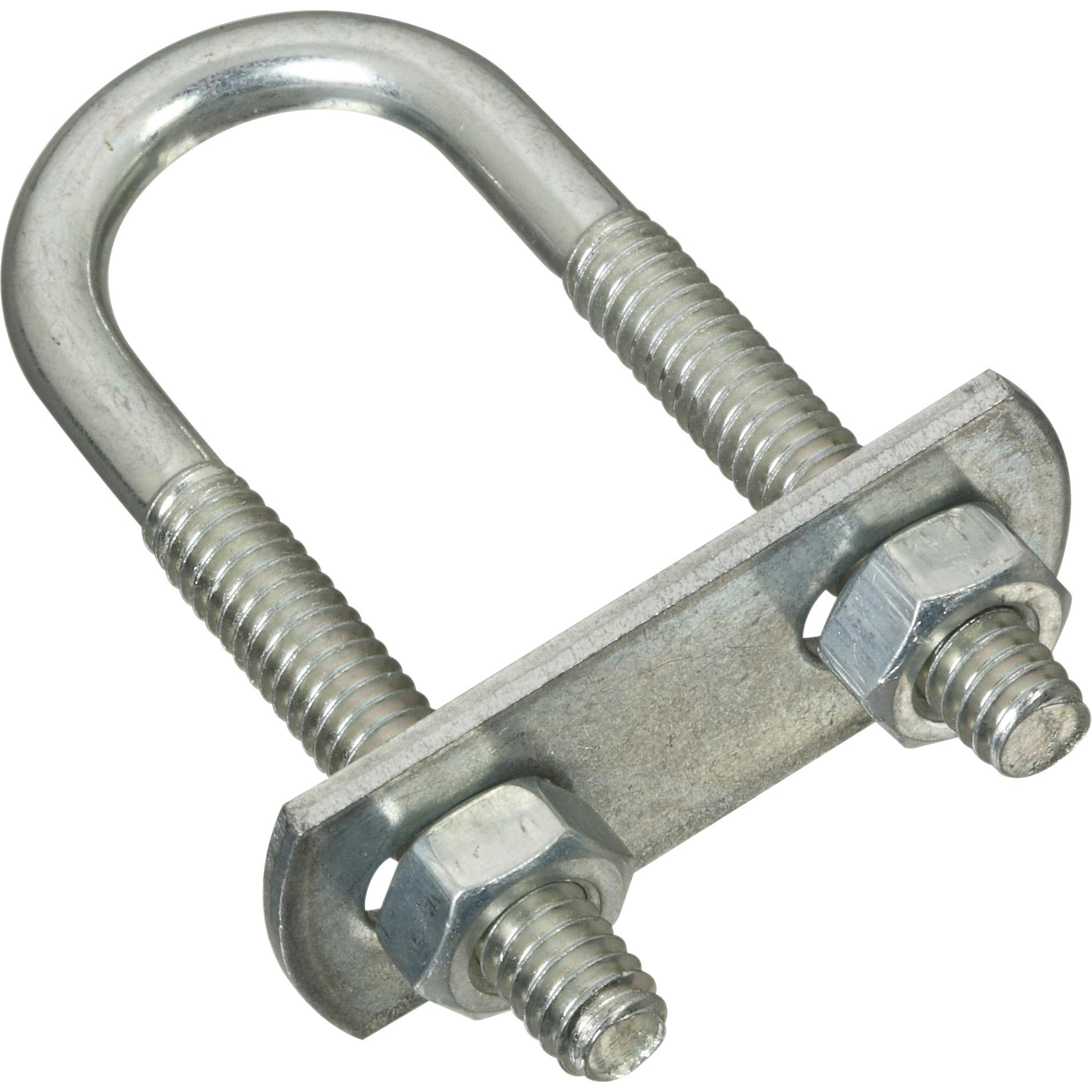 2190BC #112-1/4"x3/4"x2-1/2" U-Bolt - Zinc Plated