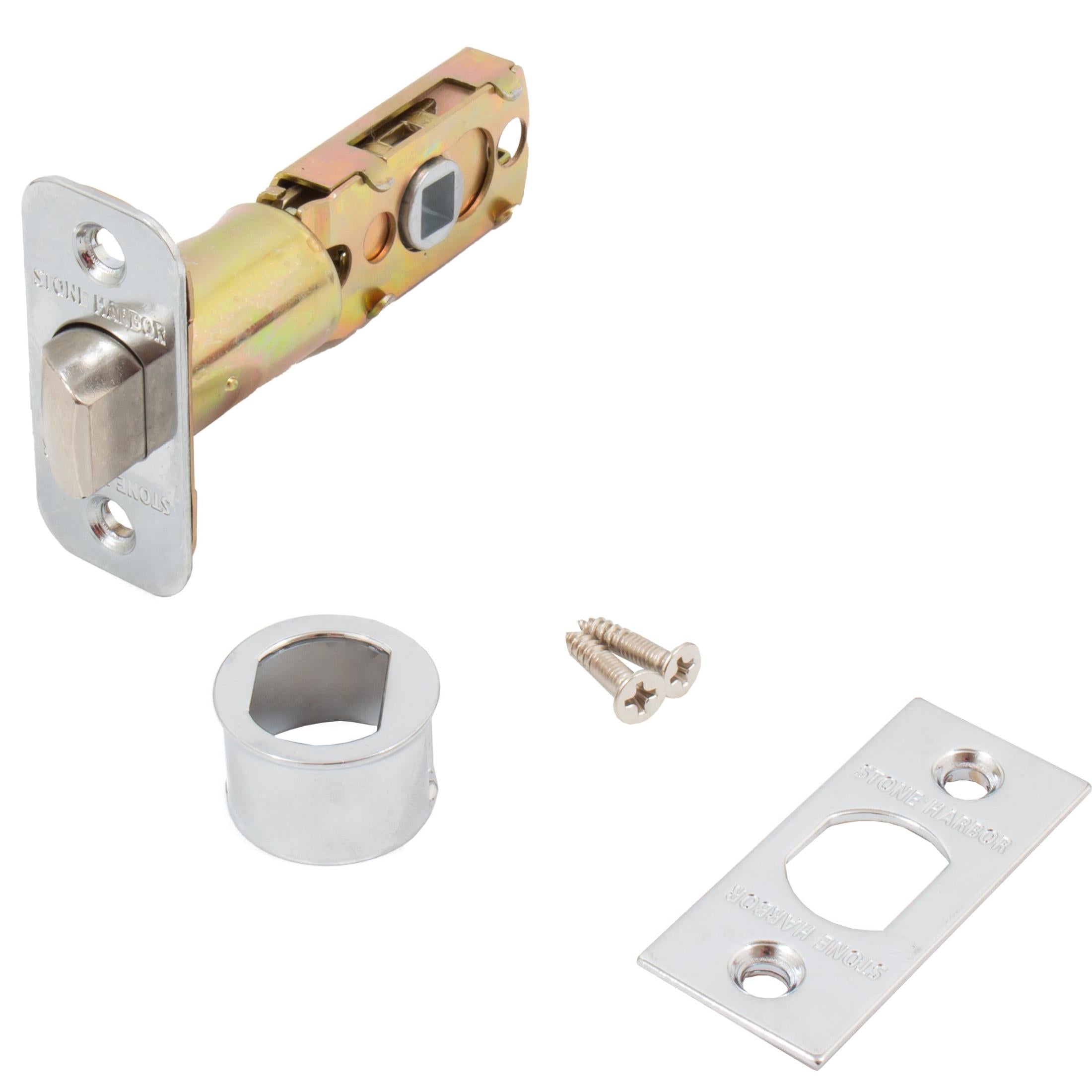 Six-Way Adjustable Latch for Contemporary Interior Locks