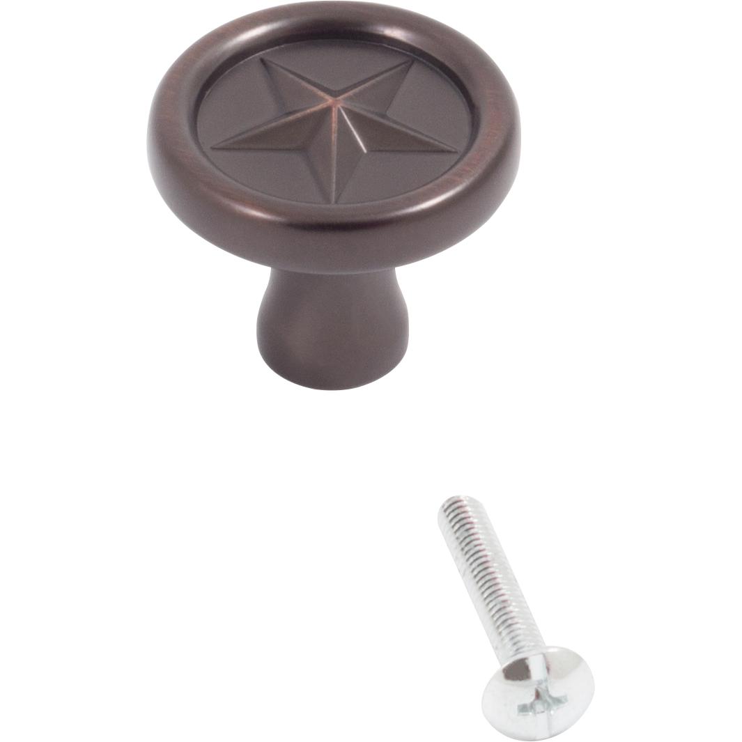 Texas Star Cabinet Knob and Pull