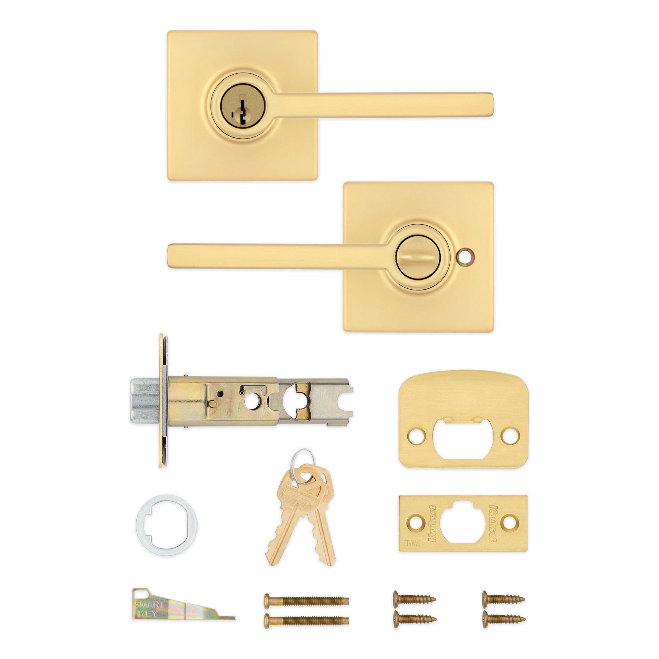 405CSL SQT 4 SMT 6AL RCS K4 Casey Entry - Satin Brass