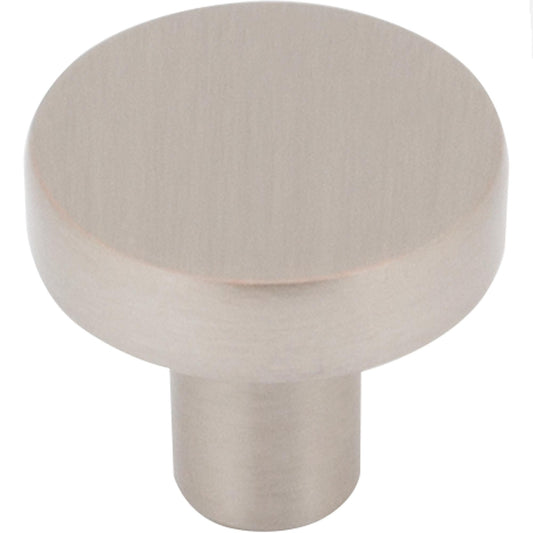 Stone Harbor Hardware Contemporary Round Cabinet Knob, 1 Inch, Zinc Base Material, Satin Nickel