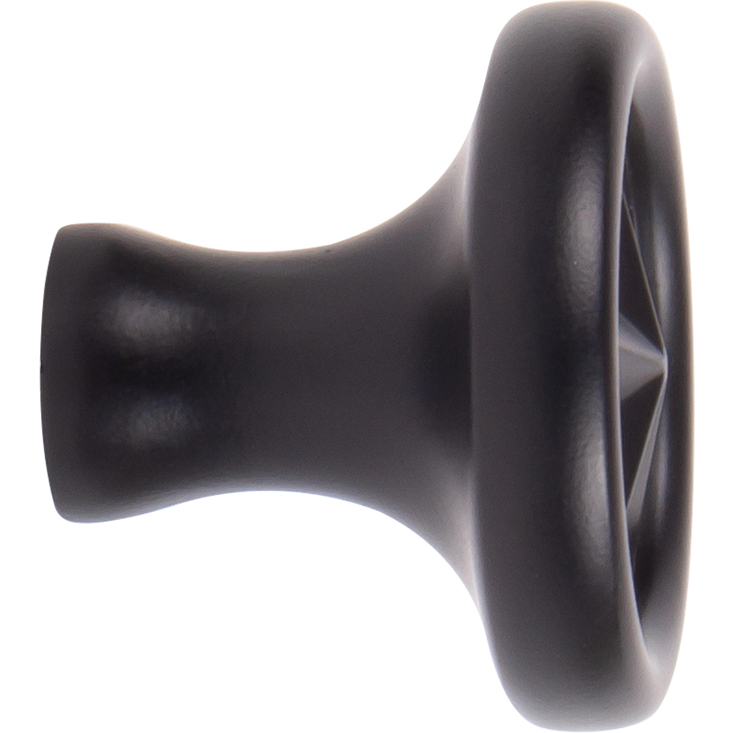 Stone Harbor Hardware Texas Star Cabinet Knob, 1-1/4 Inches, Matte Black