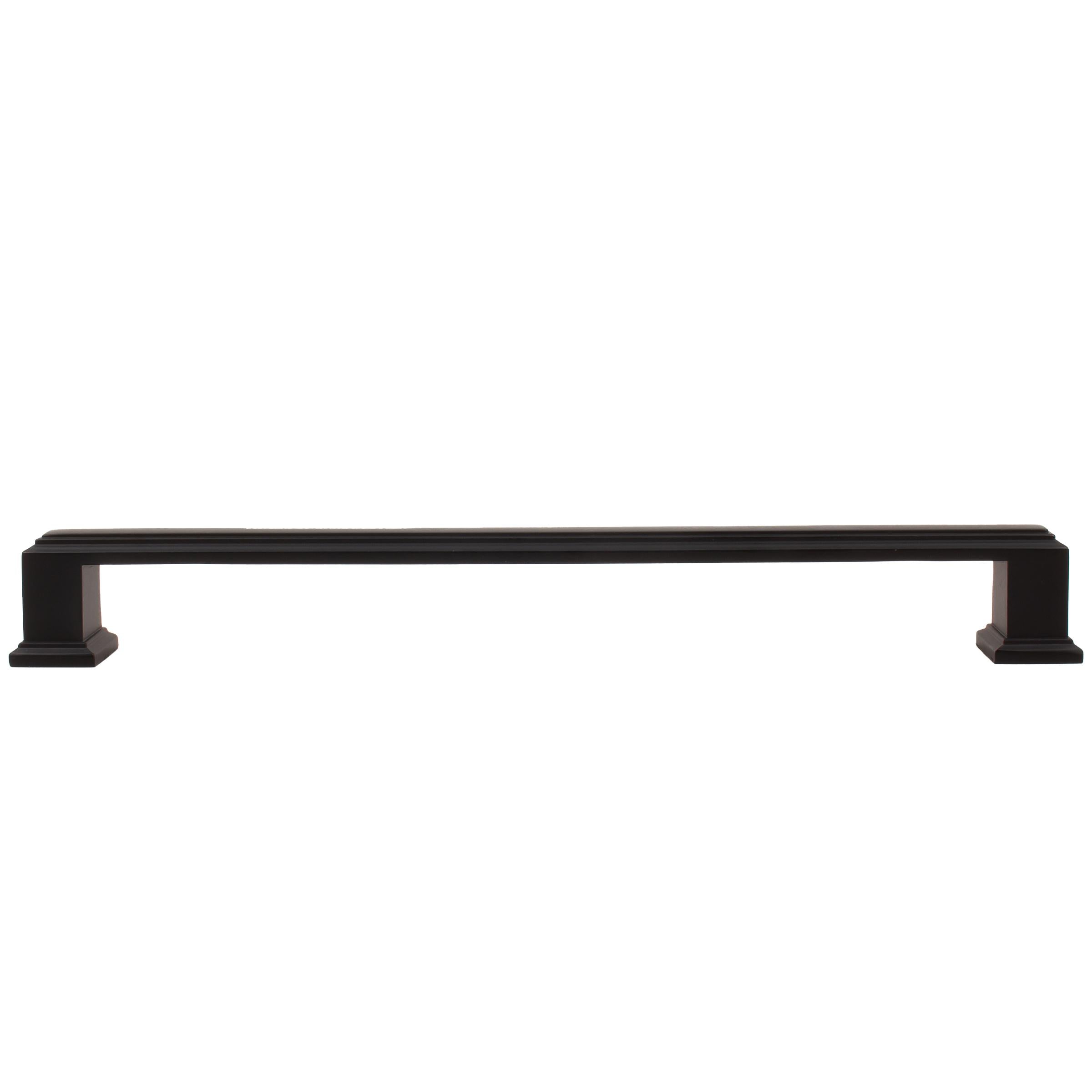 Stone Harbor Hardware Metropolis Cabinet Pull, 192 Millimeters, Matte Black