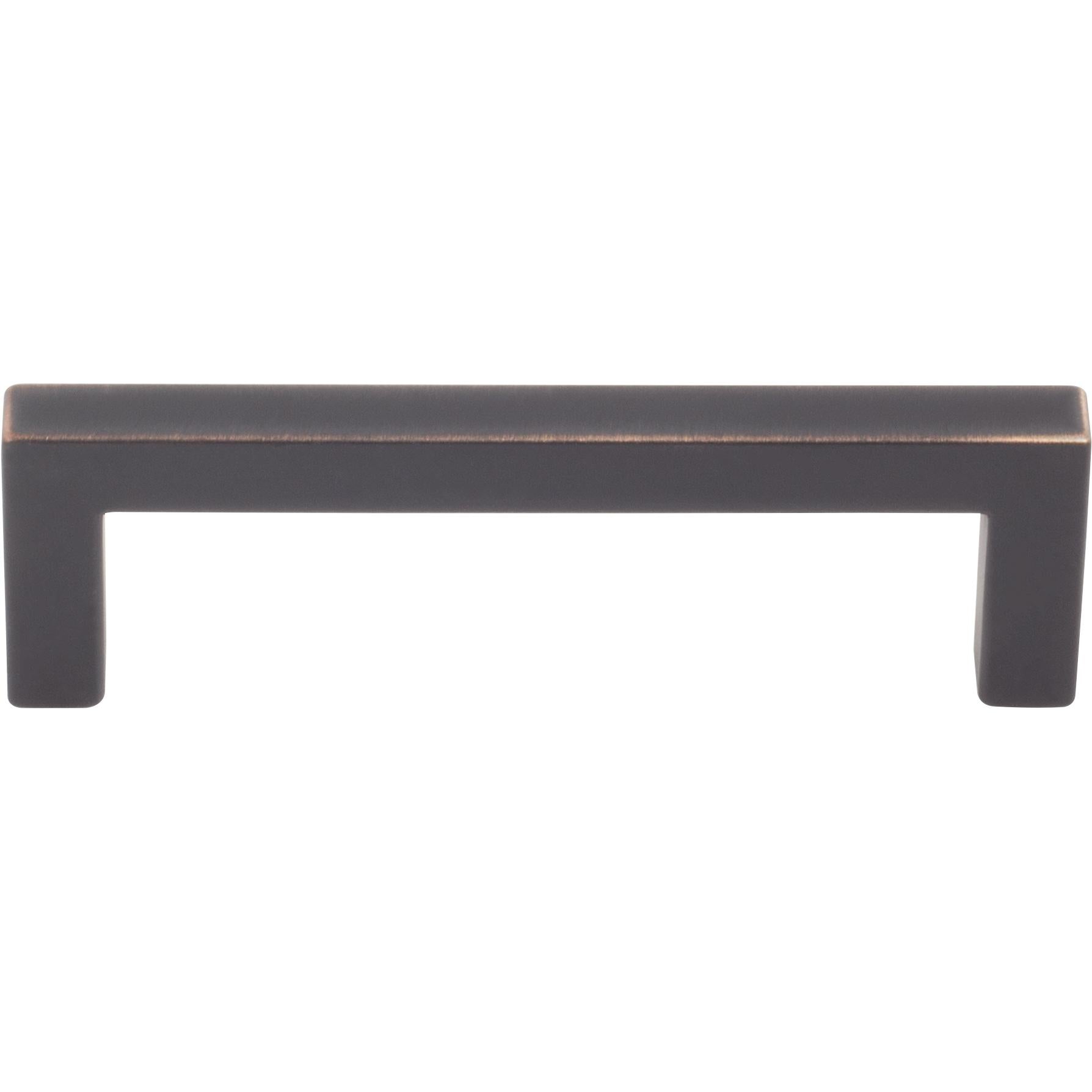 Contemporary Square Cabinet Pull, Zinc Base Material