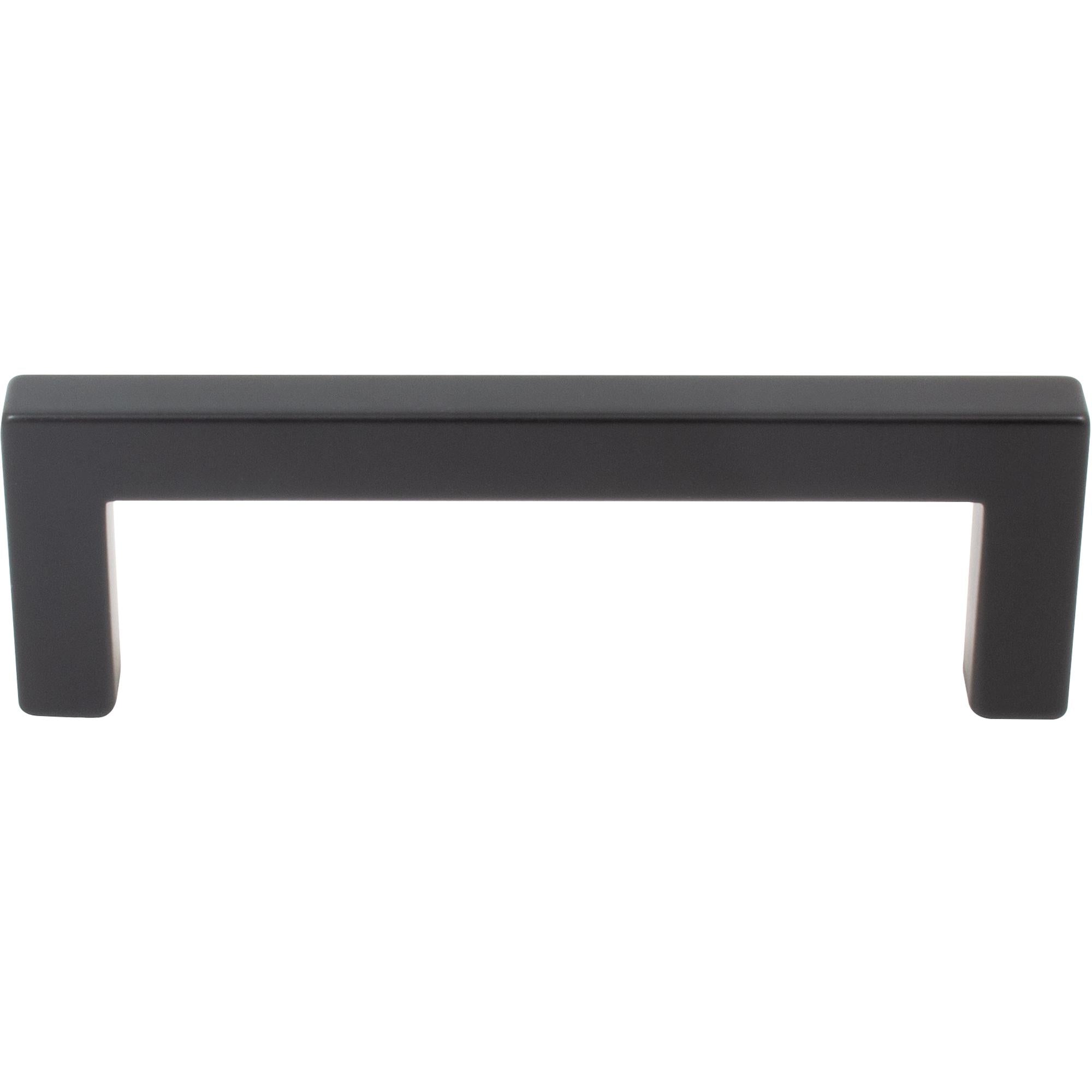 Contemporary Square Cabinet Pull, Zinc Base Material