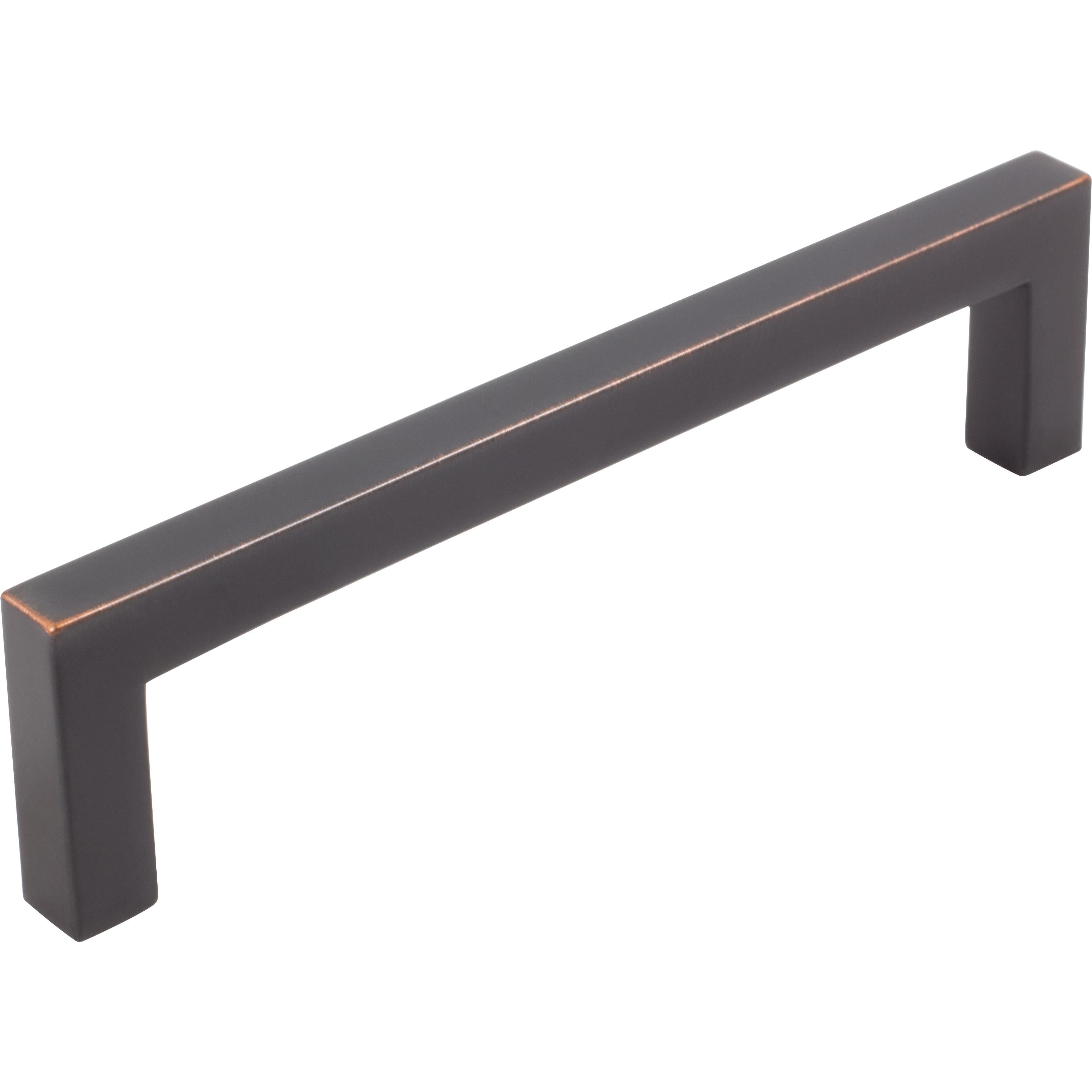 Contemporary Square Cabinet Pull, Zinc Base Material
