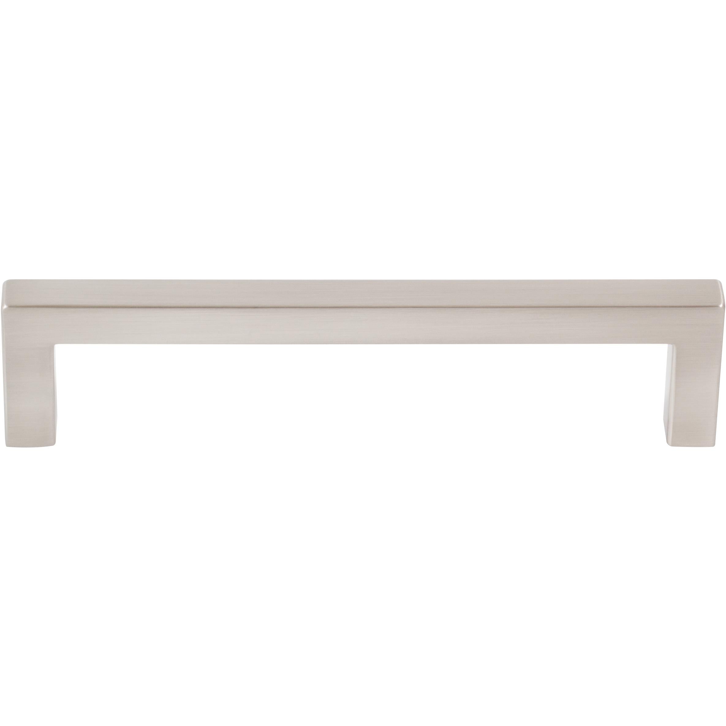 Contemporary Square Cabinet Pull, Zinc Base Material