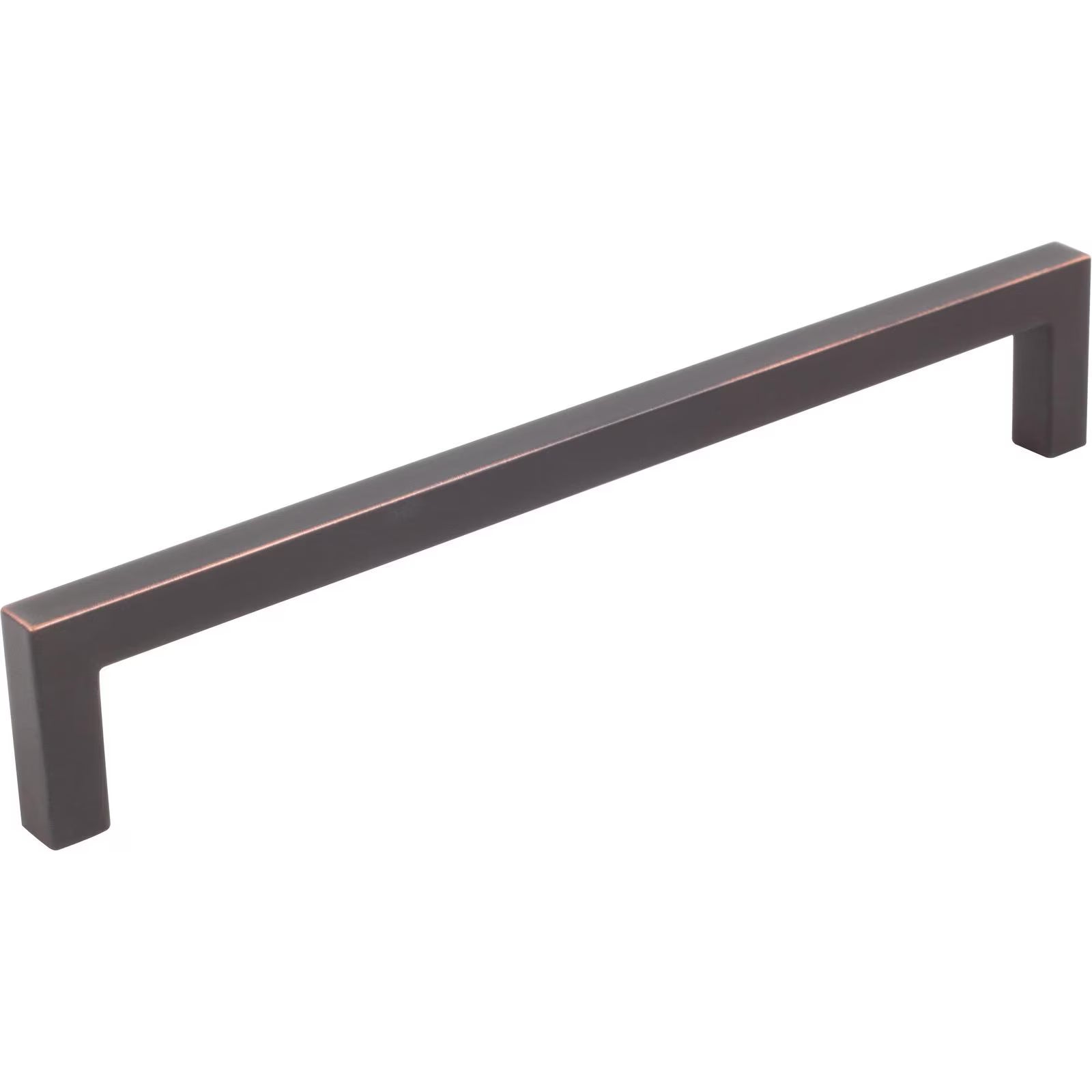Contemporary Square Cabinet Pull, Zinc Base Material
