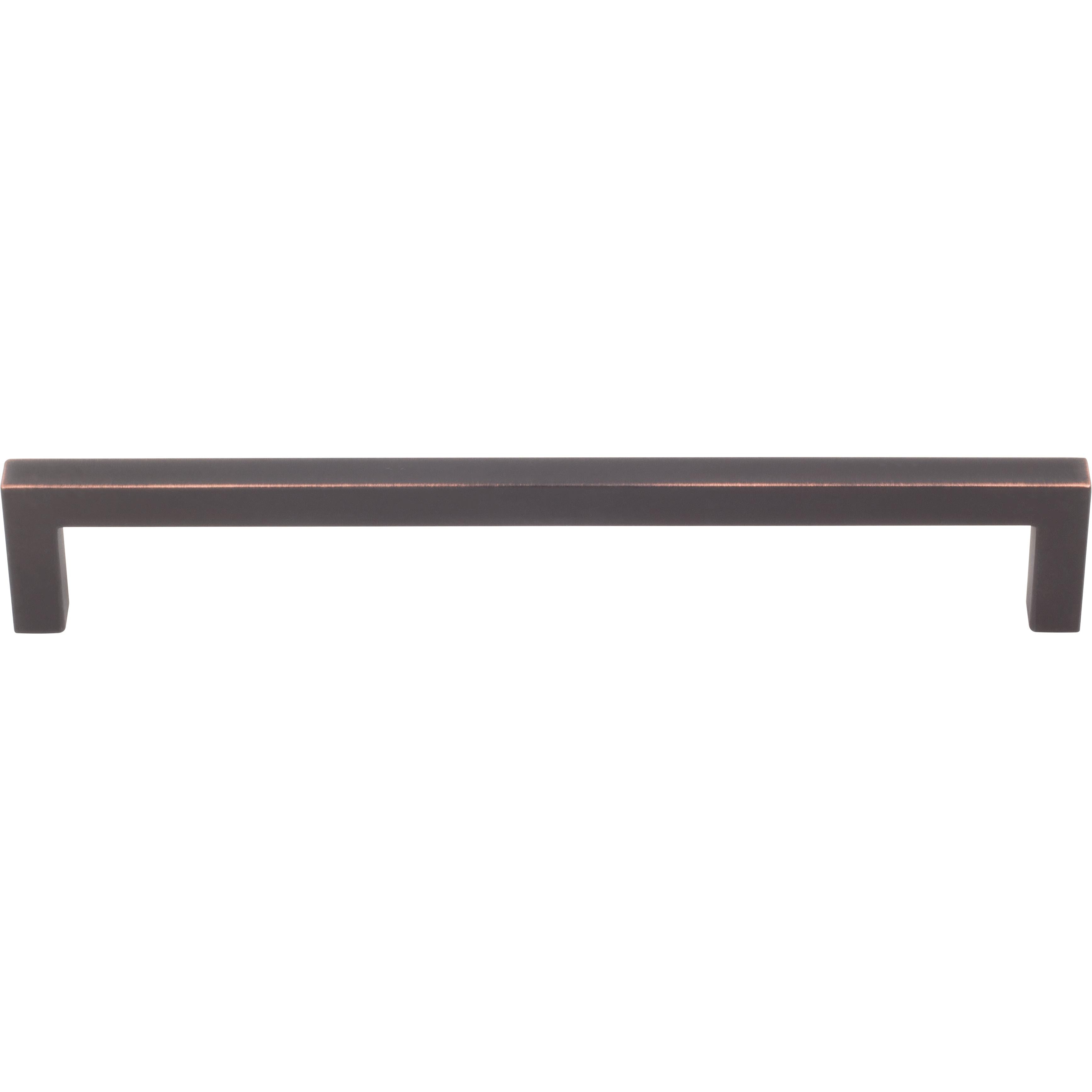 Contemporary Square Cabinet Pull, Zinc Base Material