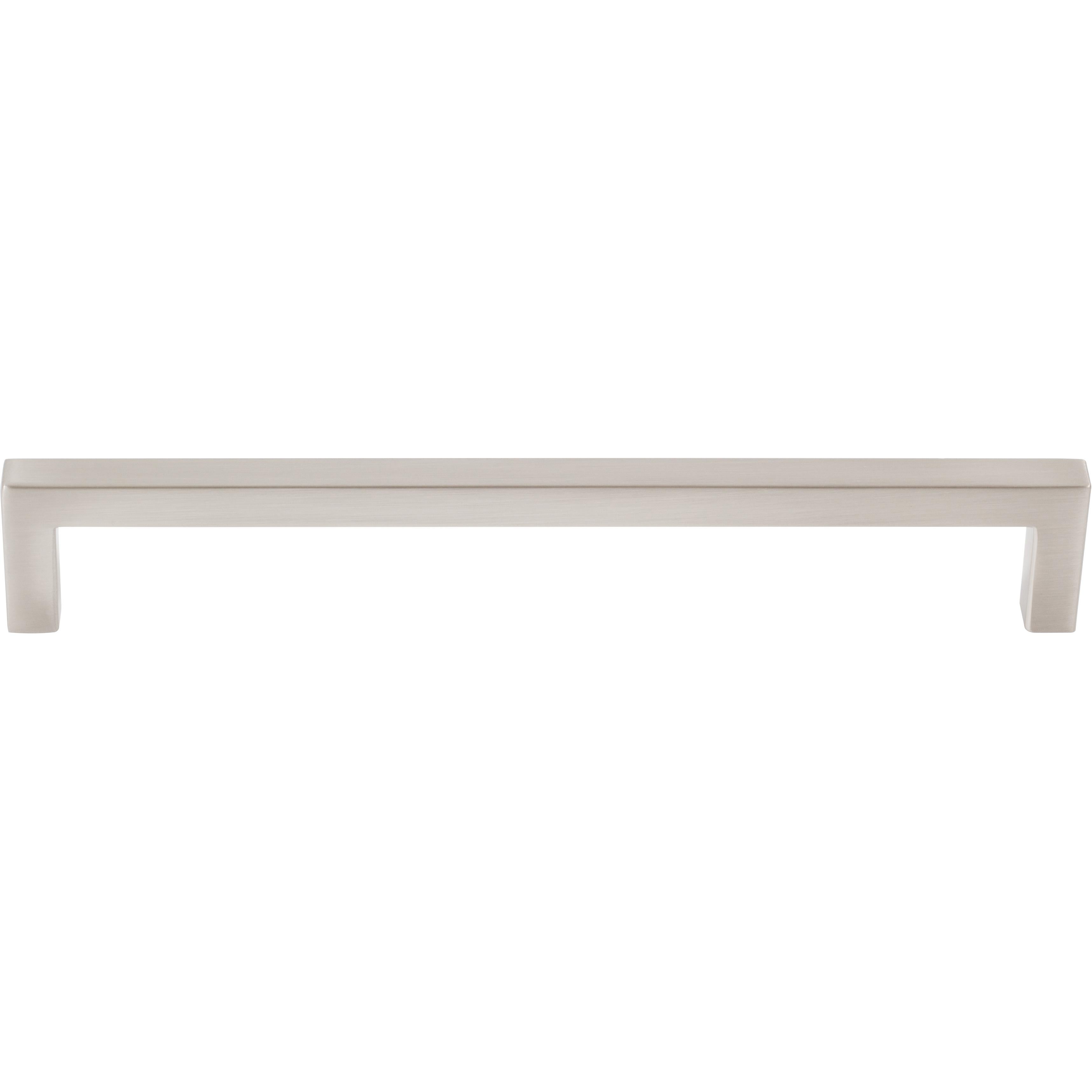 Contemporary Square Cabinet Pull, Zinc Base Material