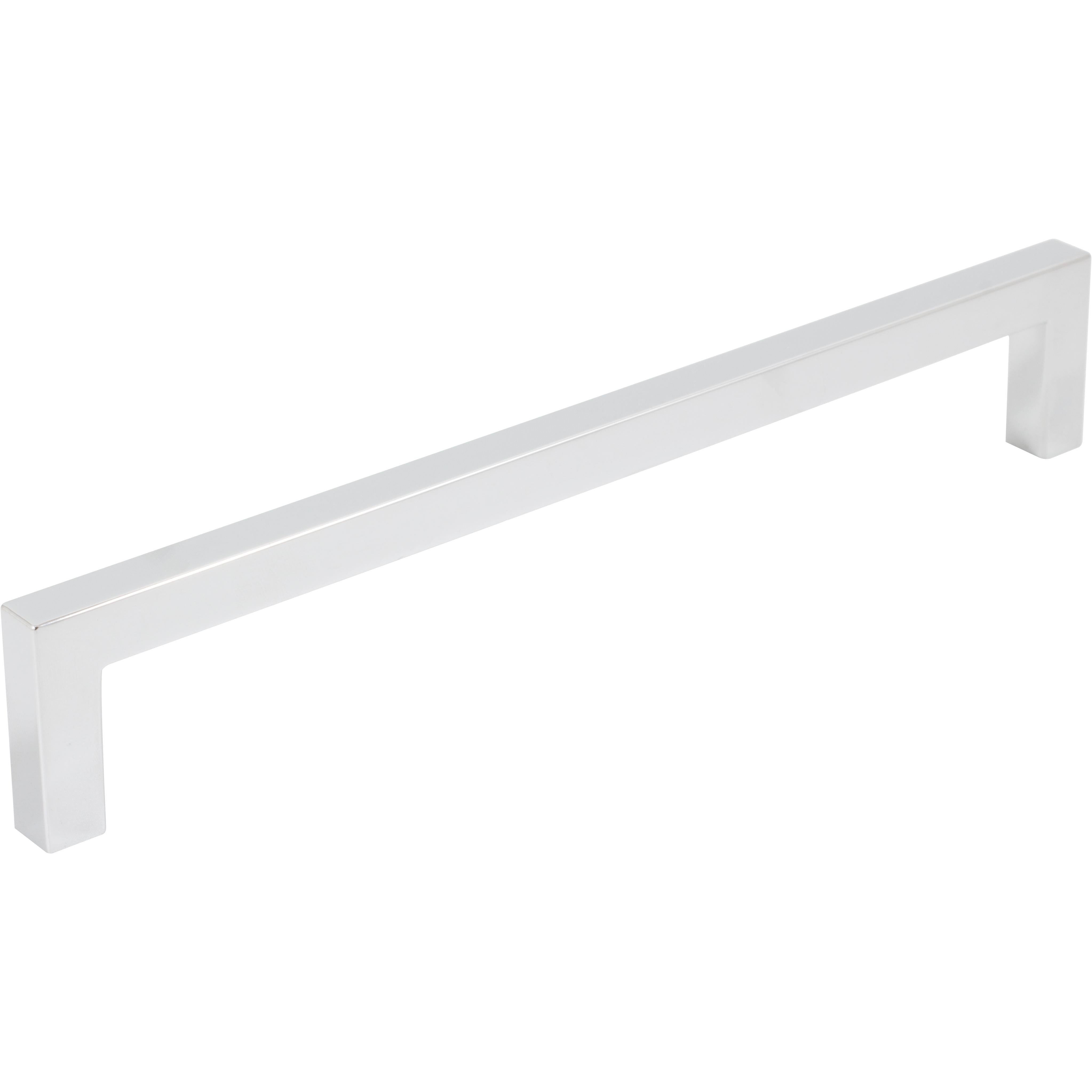 Contemporary Square Cabinet Pull, Zinc Base Material