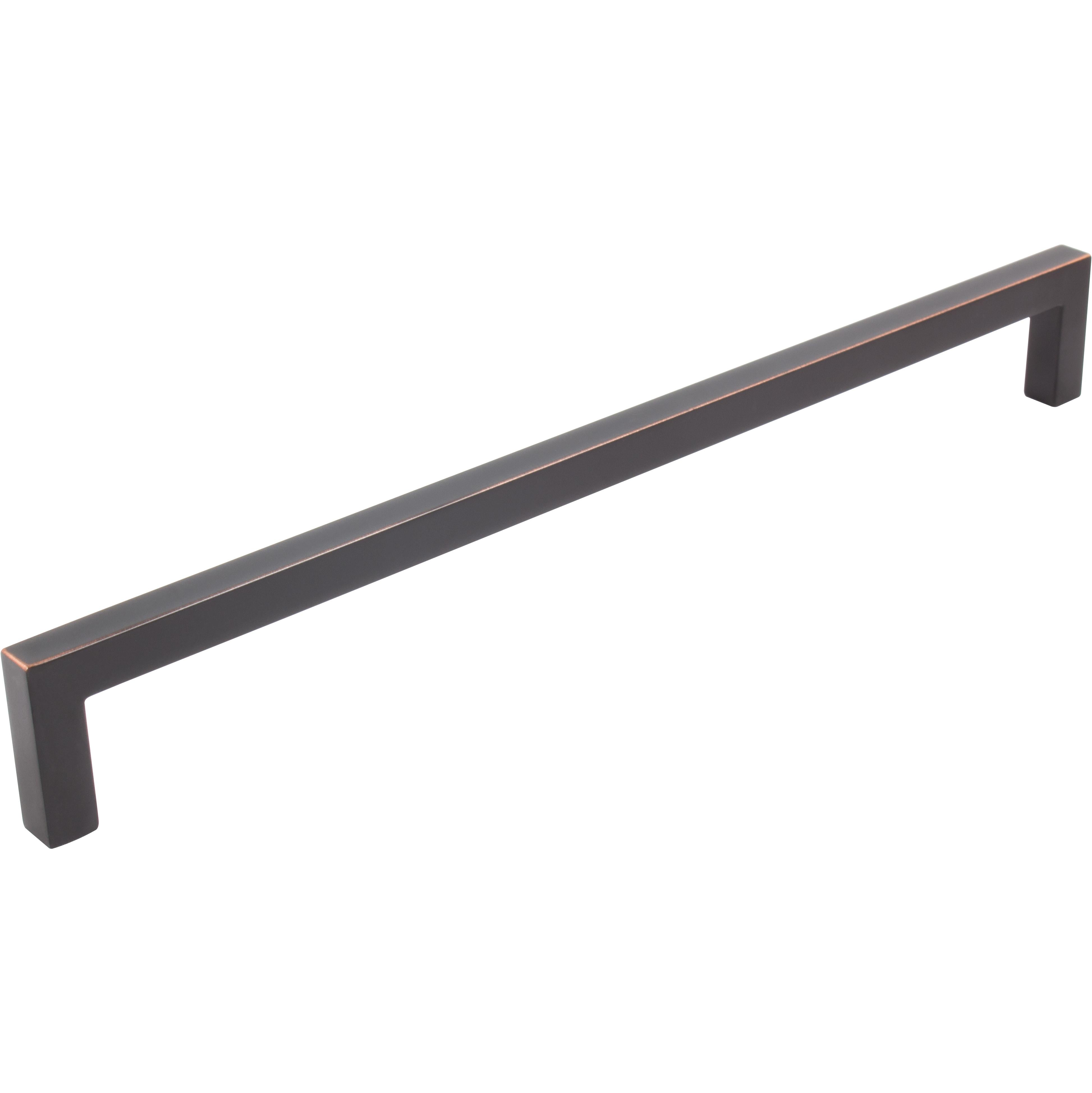 Contemporary Square Cabinet Pull, Zinc Base Material