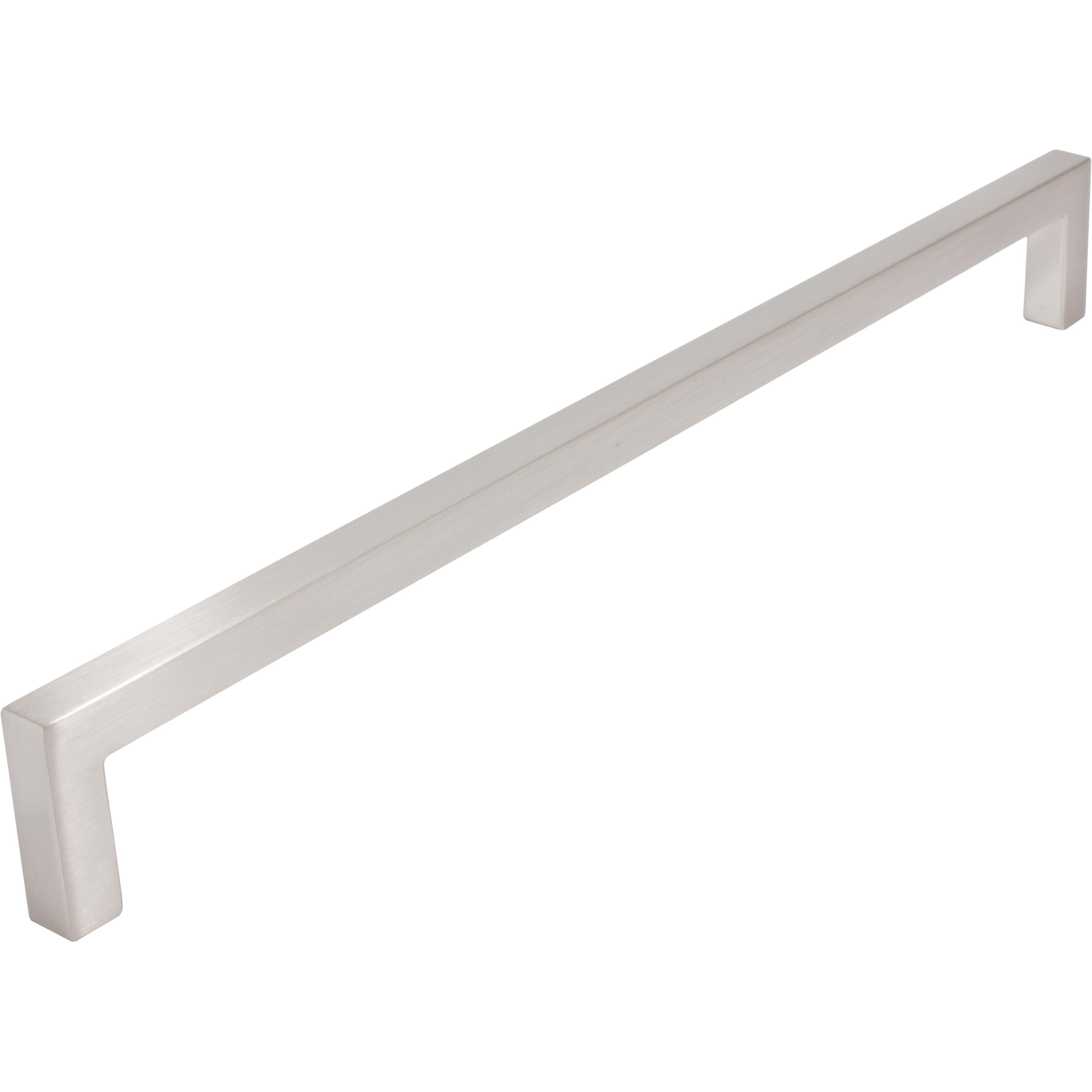 Contemporary Square Cabinet Pull, Zinc Base Material