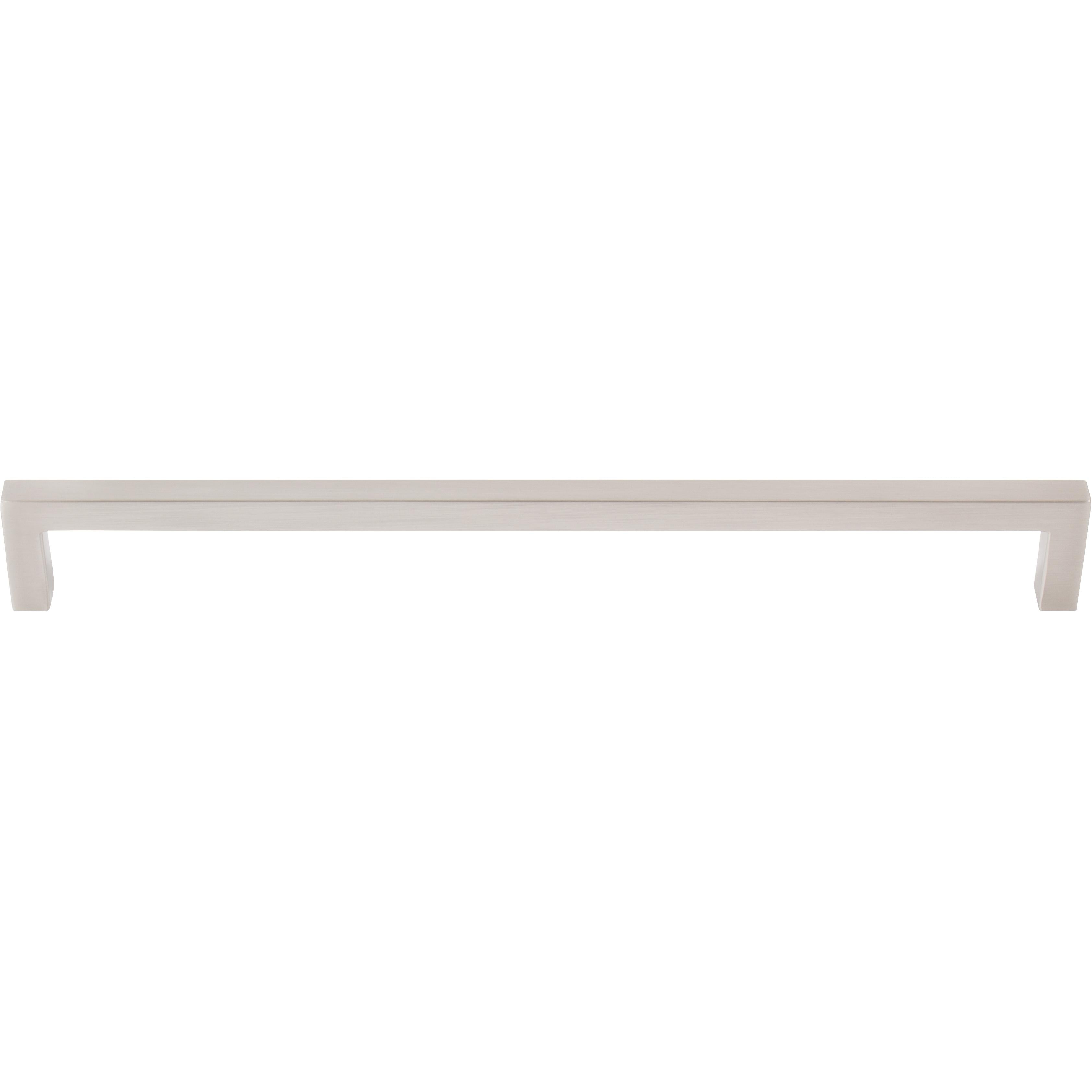 Contemporary Square Cabinet Pull, Zinc Base Material