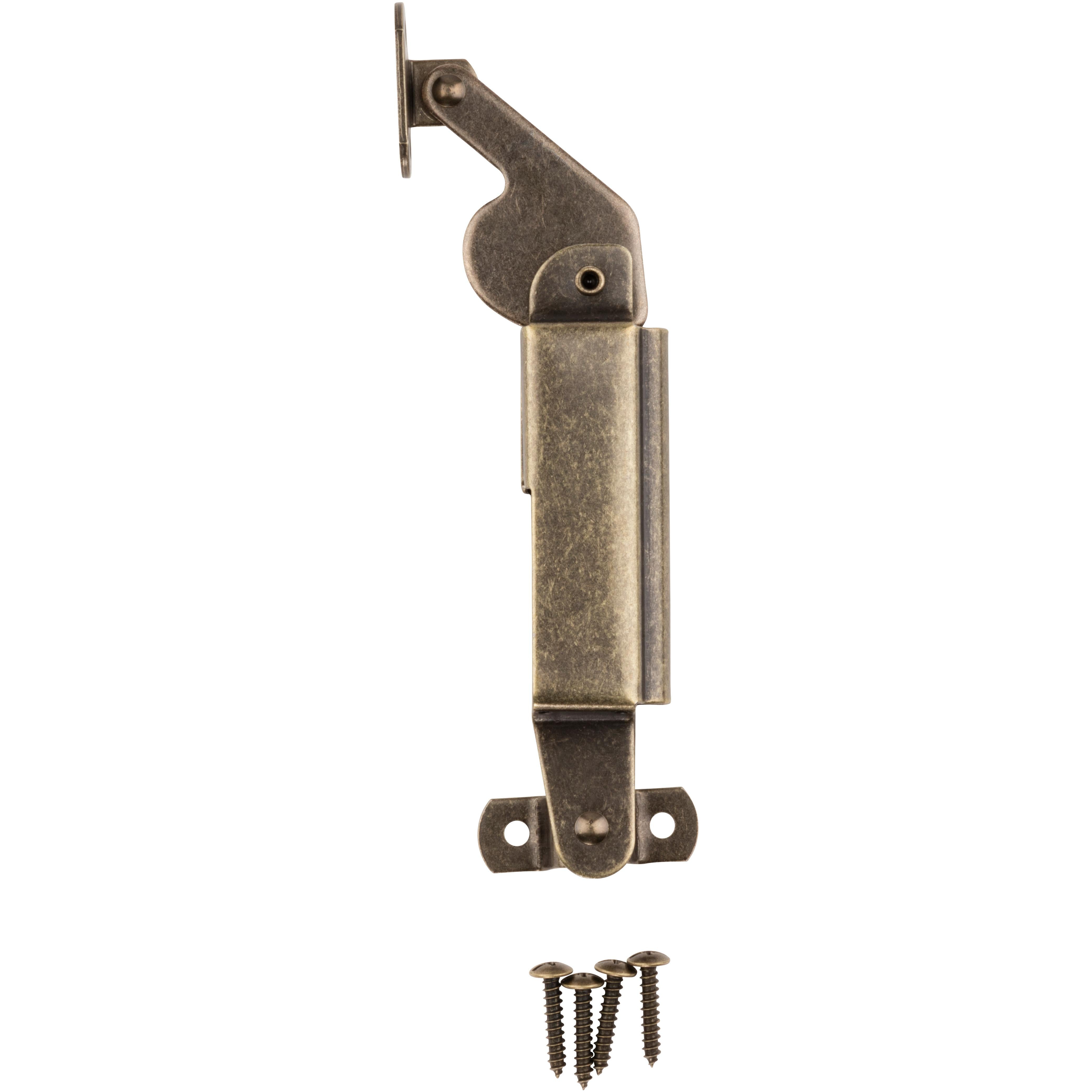 V1893R Spring Lid Support - Antique Brass