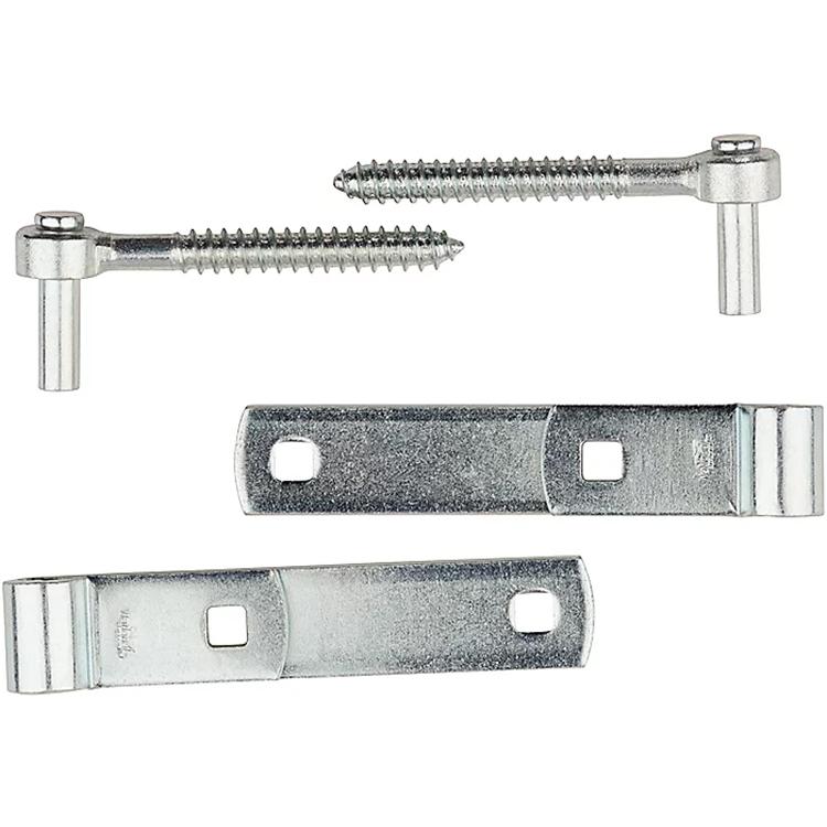 290BC 6" Screw Hook / Strap Hinge 2/pk - Zinc Plated