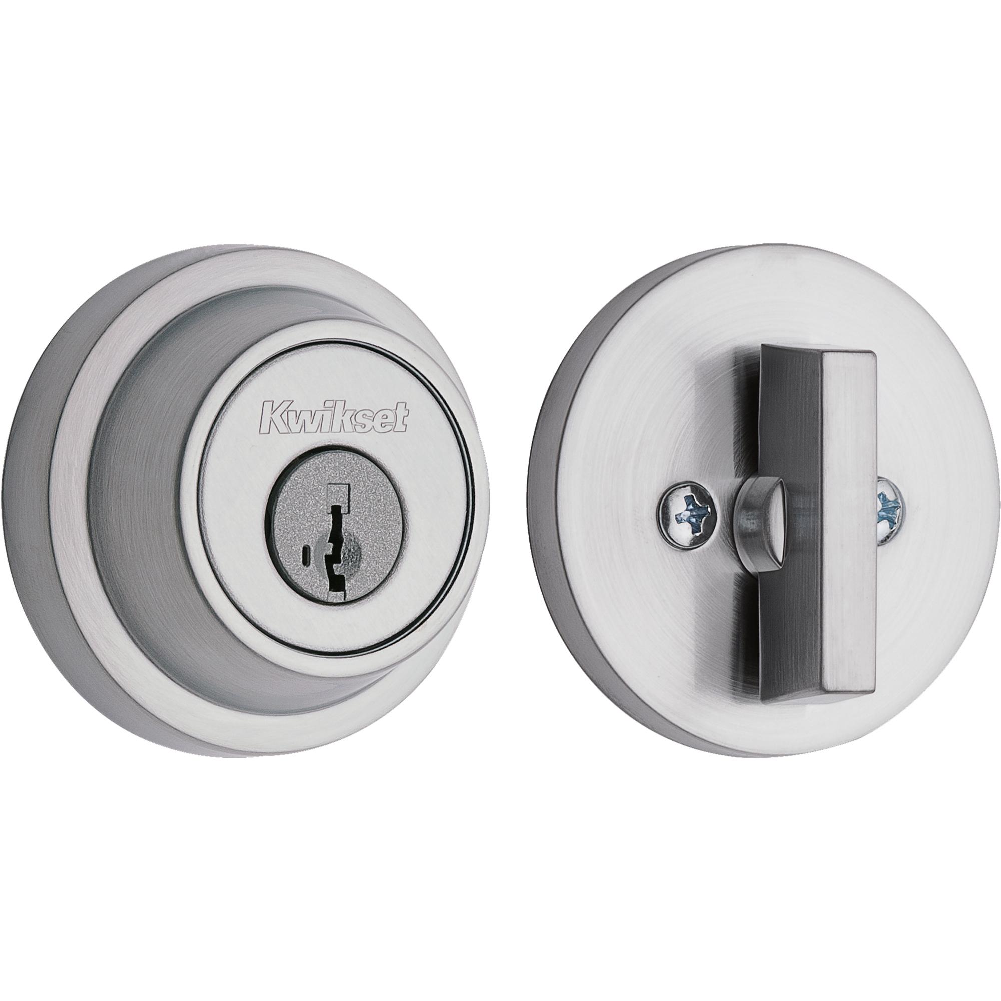660 RDT 26D SMT 6AL STRKP K3 Contemporary 1-Cyl Deadbolt - Satin Chrome