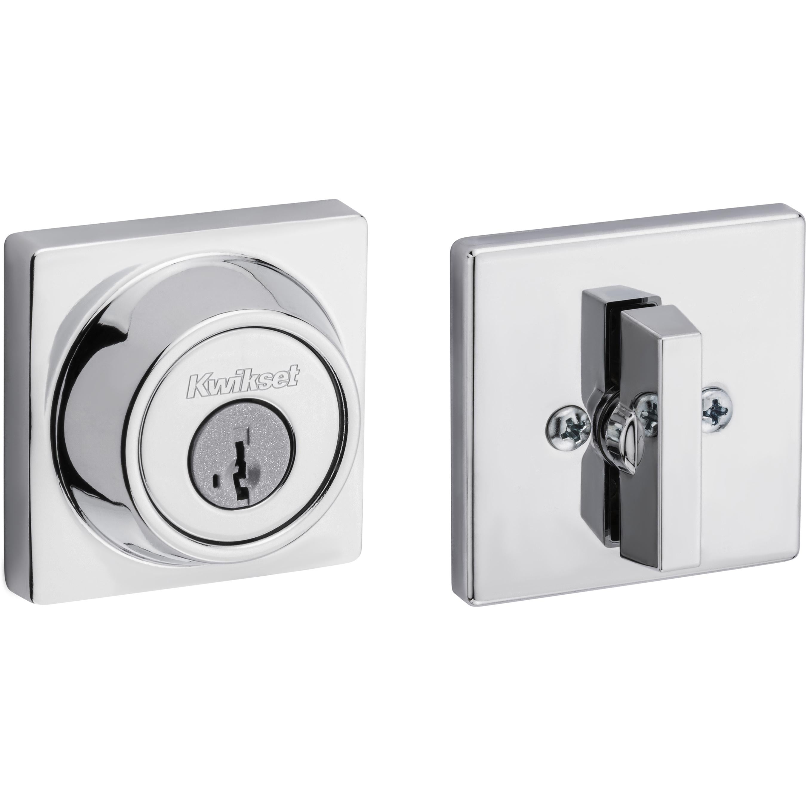 660 SQT 26 SMT 6AL STRKP K3 Contemporary 1-Cyl Deadbolt - Polished Chrome
