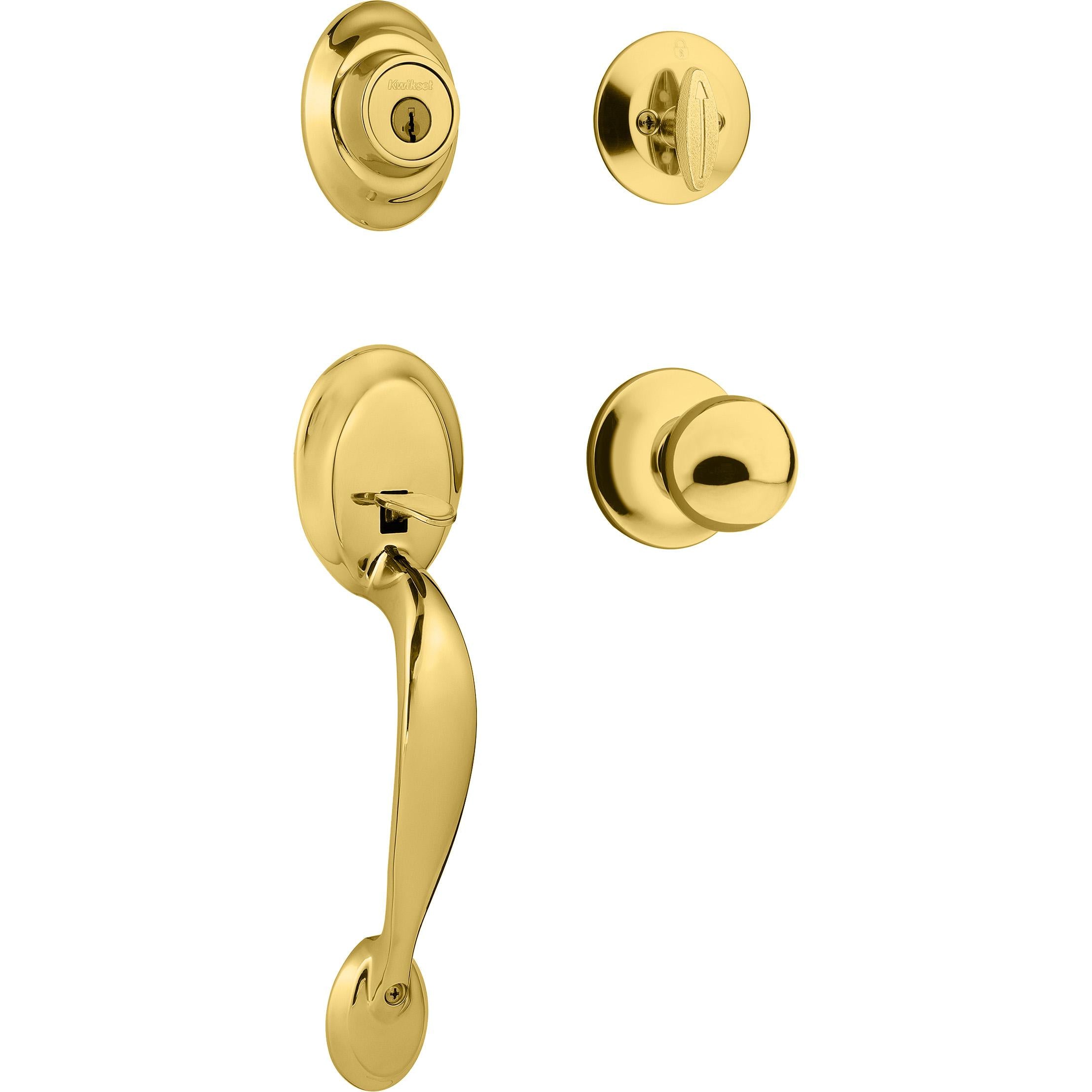 687DAXT 3 SMT RBP Dakota Handleset with Tylo - Polished Brass