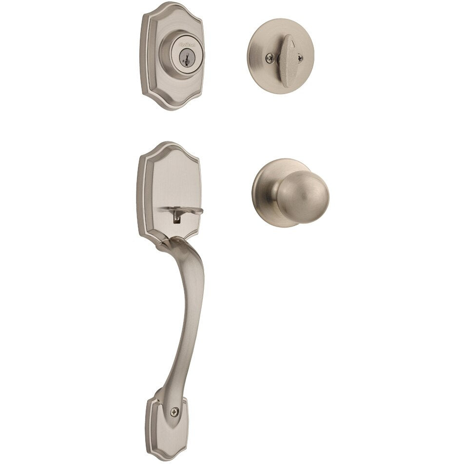 687BWXP 15 SMT RBP Belleview Handleset with Polo - Satin Nickel