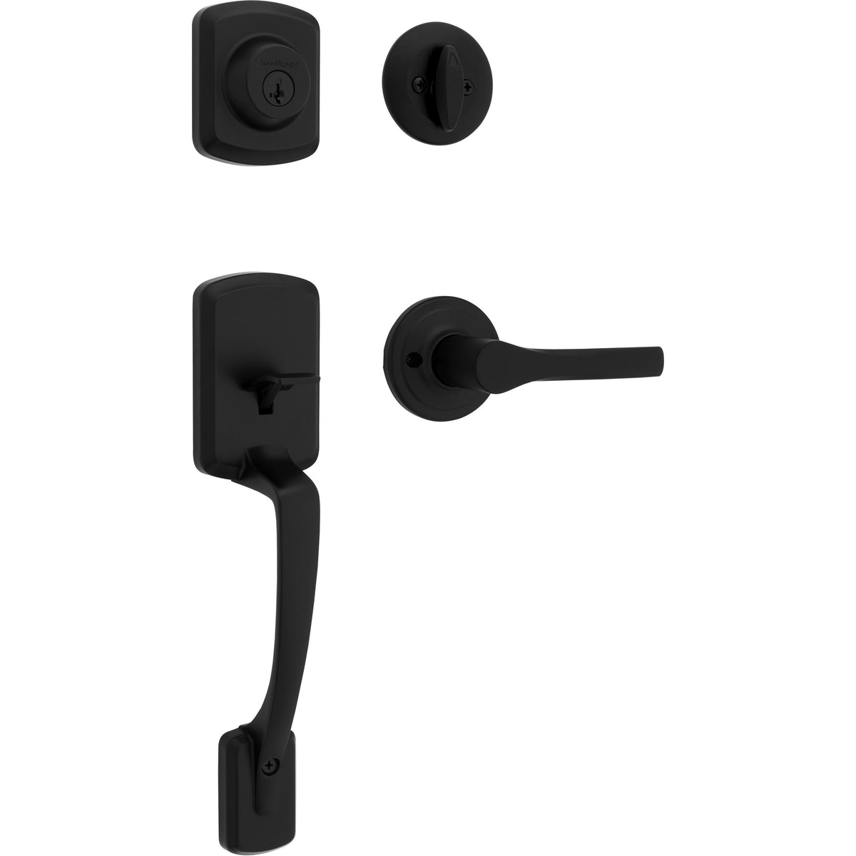 Henley Handleset with Henley - Matte Black