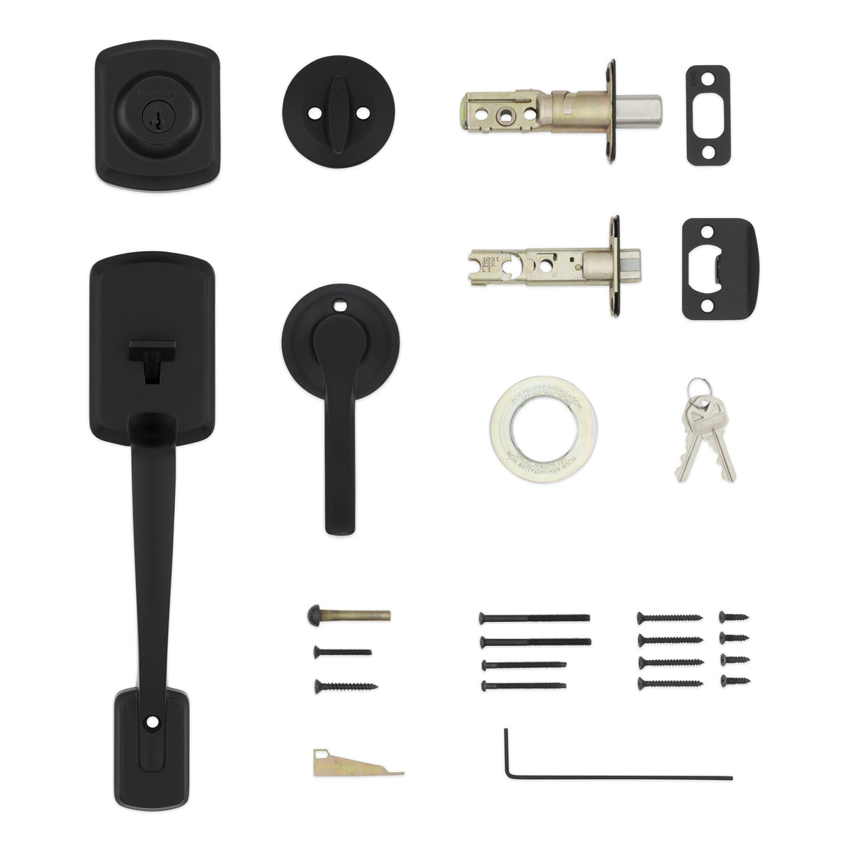 Henley Handleset with Henley - Matte Black