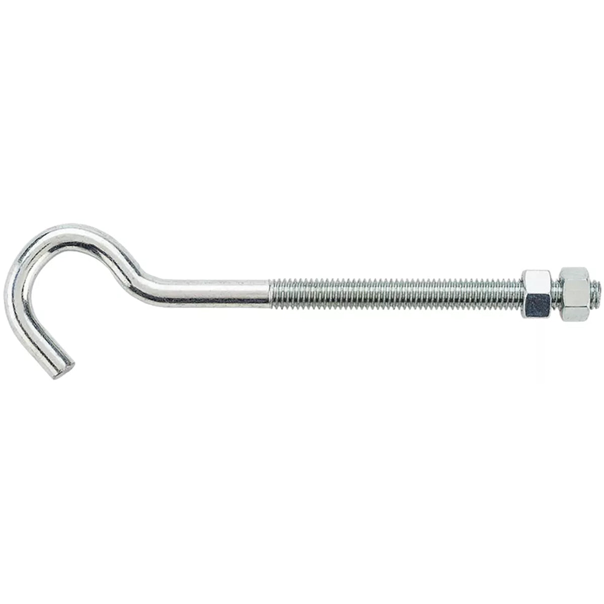 2162BC 3/8" x 7" Hook Bolt - Zinc Plated