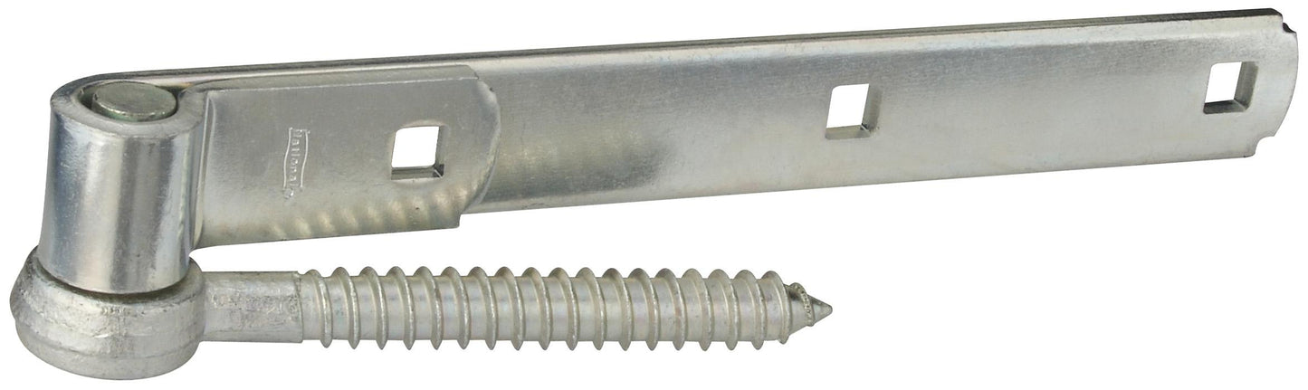 290BC 10" Screw Hooks / Strap Hinge - Zinc Plated