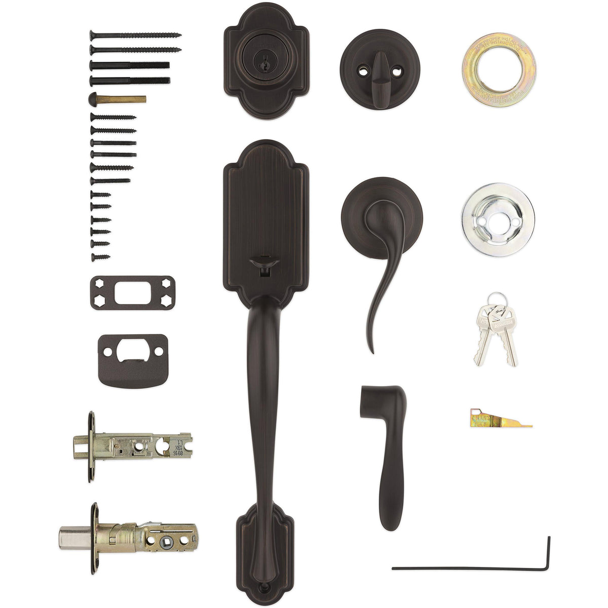 Arlington Handleset with Tustin - Venetian Bronze
