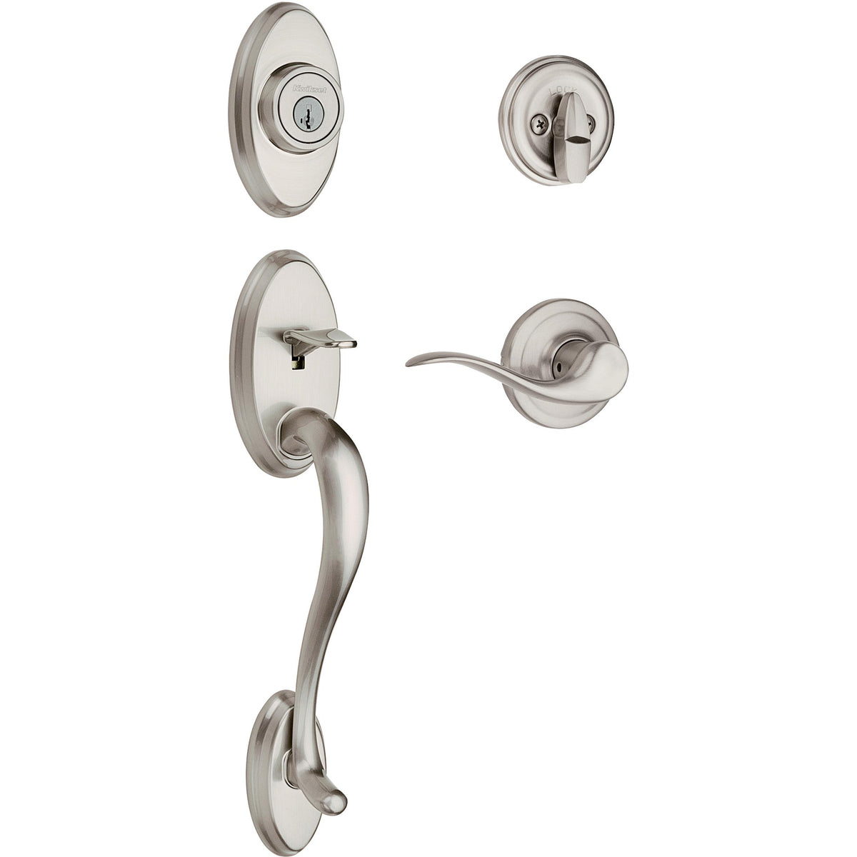 Shelburne Handleset with Tustin - Satin Nickel