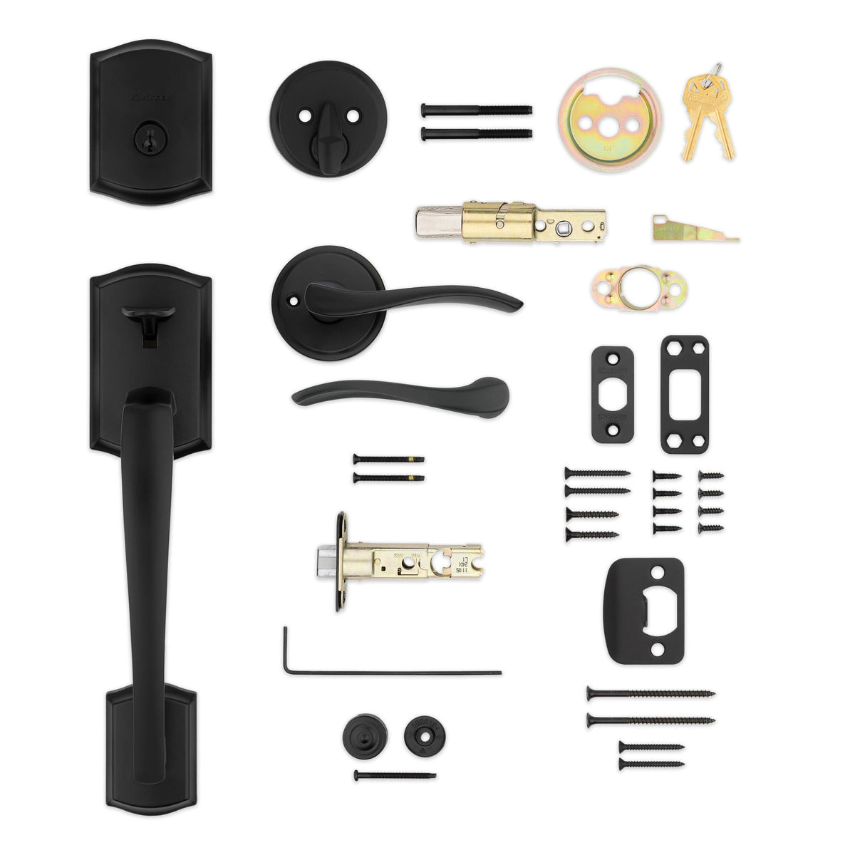 Prescott Handleset with Sedona - Matte Black