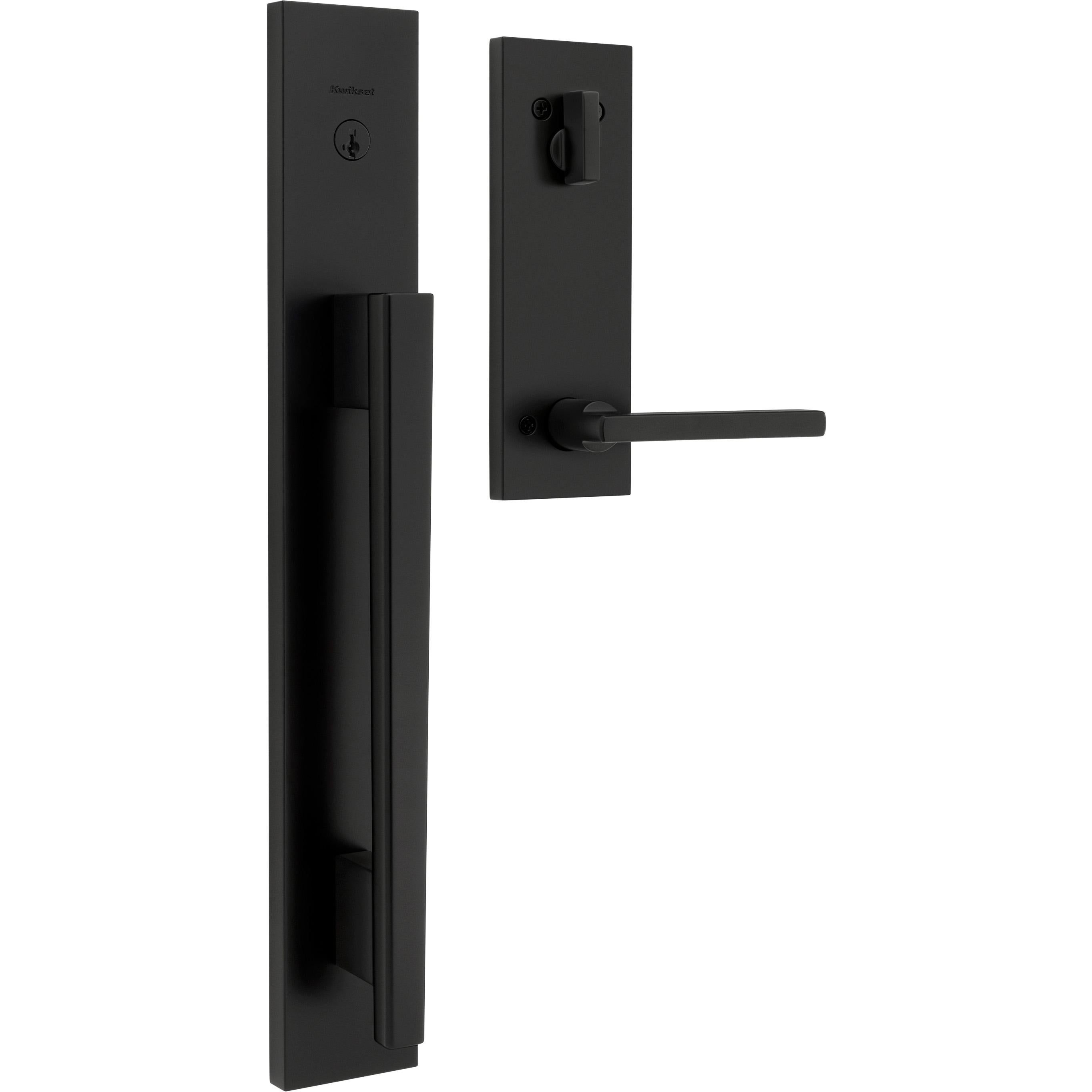 818CRHXHFL SQF 514 SMT RBP Caerus Handleset with Halifax - Matte Black