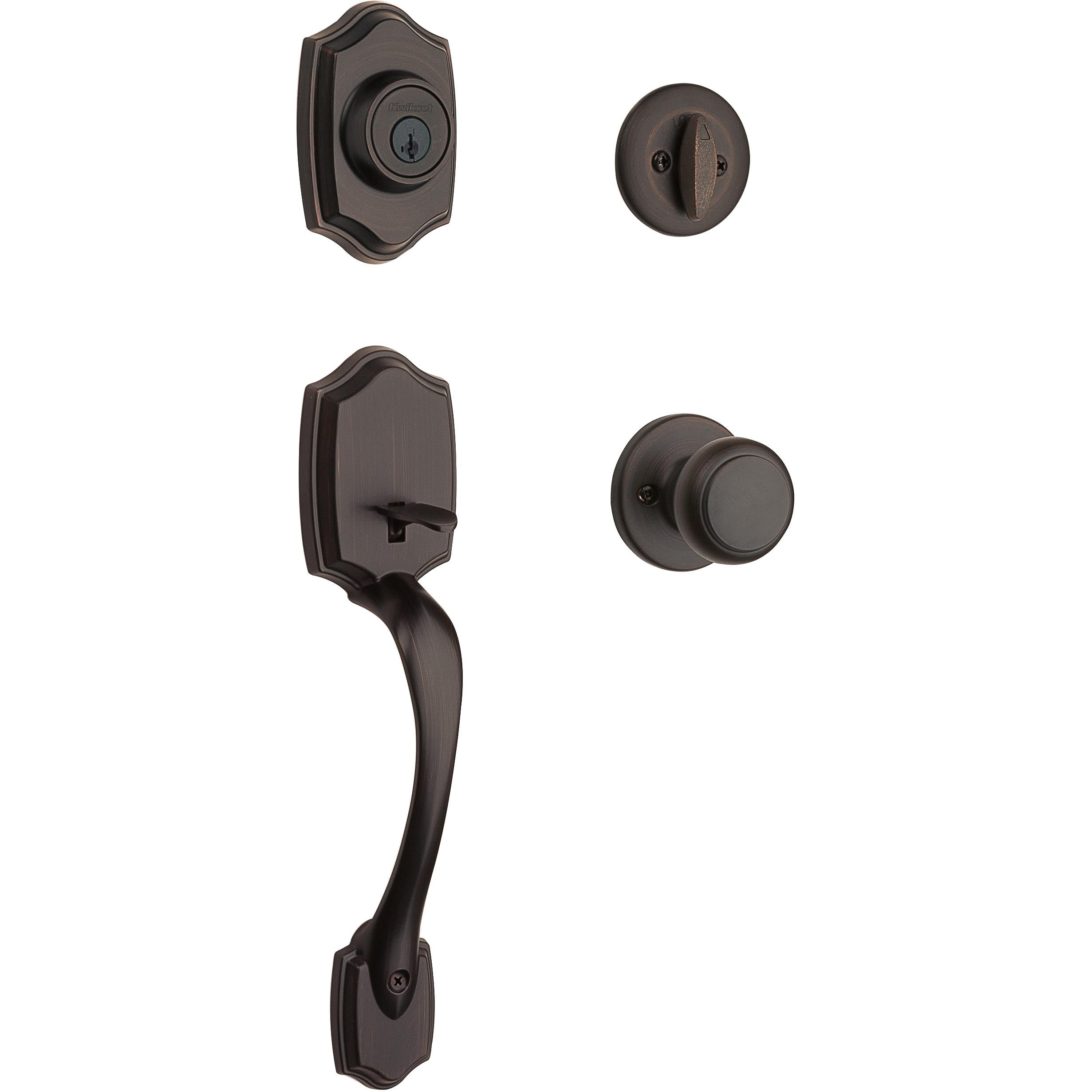 Belleview Handleset with Cove Knob - 687 Series with Smartkey - Complete Set