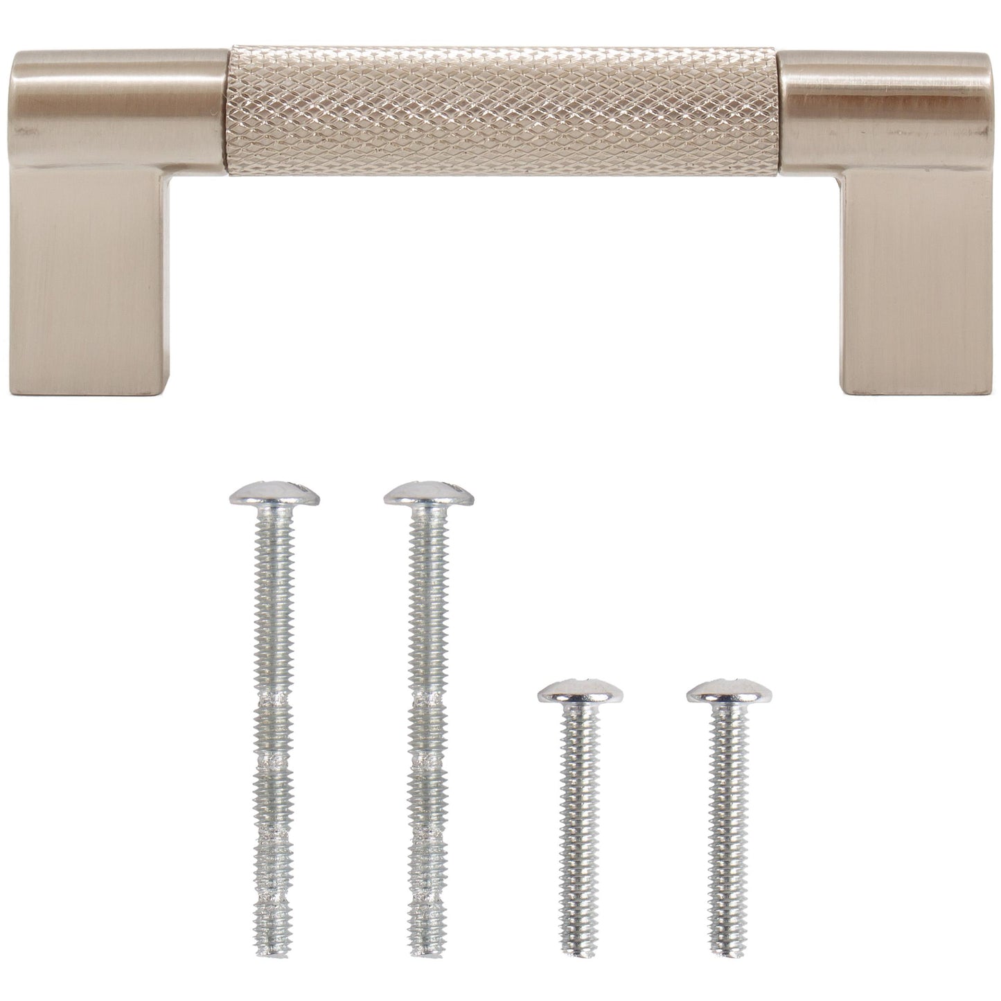 Stone Harbor Hardware Urban Cabinet Pull, 3 Inches, Satin Nickel