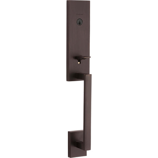 Vancouver Handleset - 818 Series with Smartkey and Six Way Adjustable Latch - Exterior Only