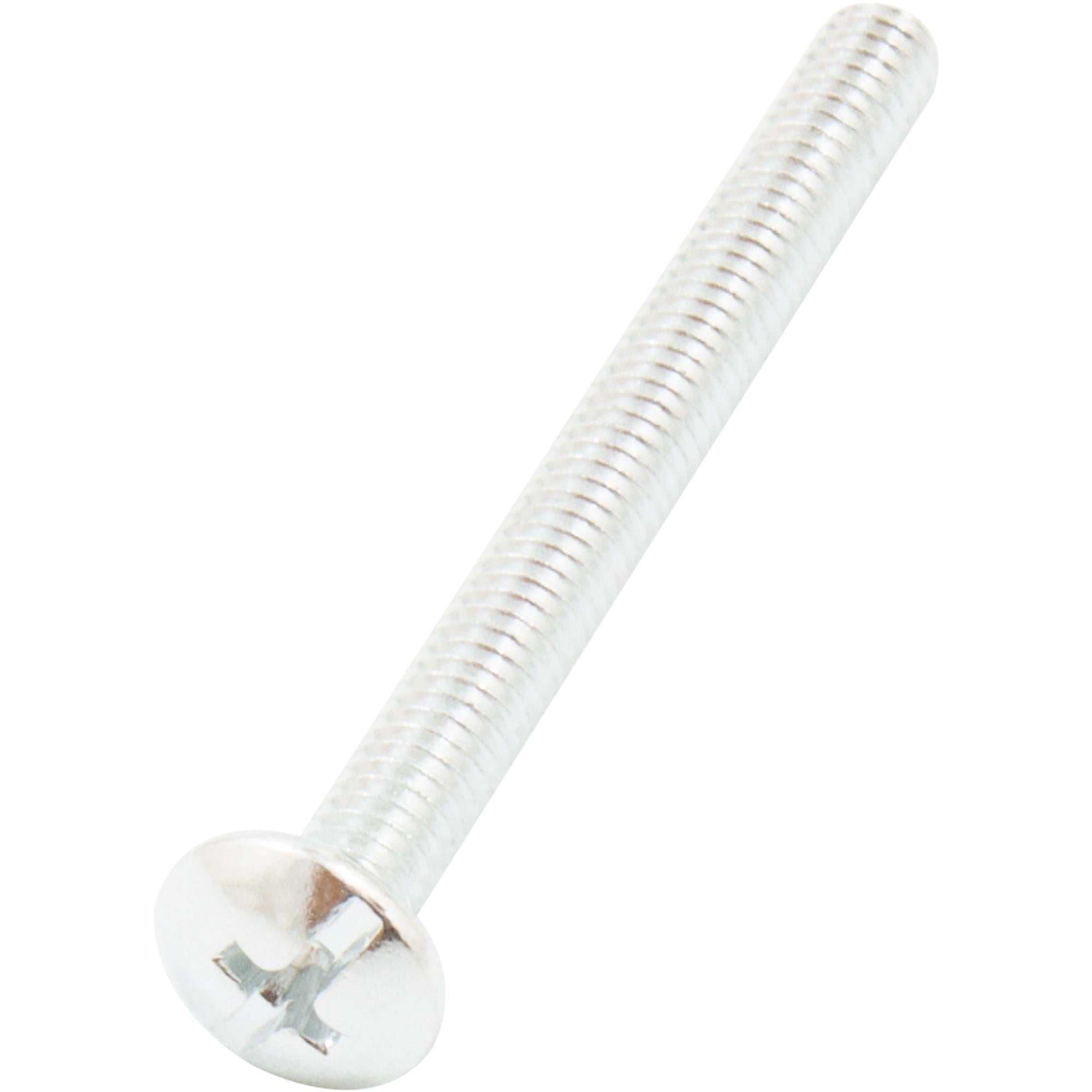 Truss Head Cabinet Knob Screws, 100-Pack, Zinc-Plated