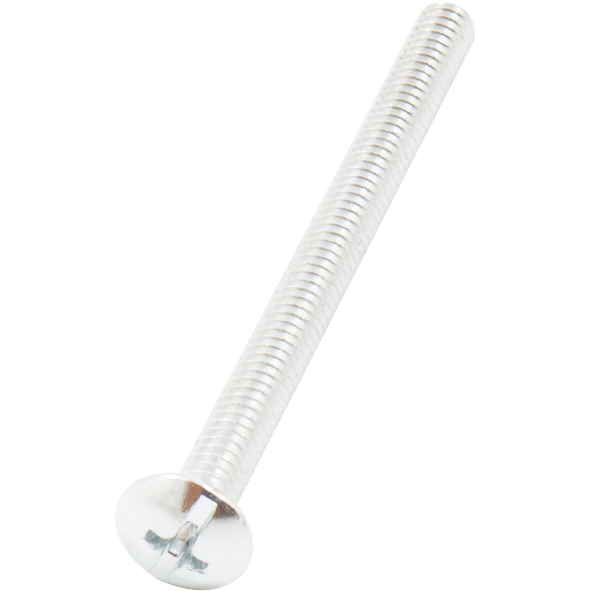 Truss Head Cabinet Knob Screws, 100-Pack, Zinc-Plated