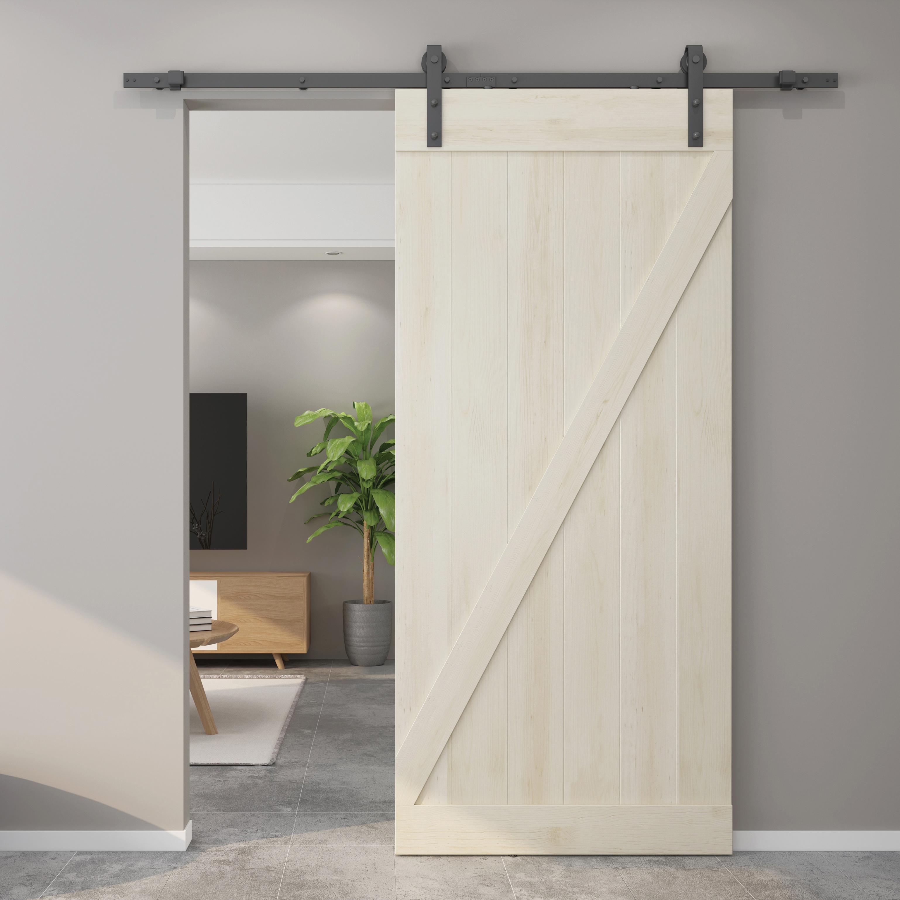 Stone Harbor Hardware Barn Strap Style Sliding Door Hardware Set, Fits Doors up to 36 Inches, Oil-Rubbed Bronze