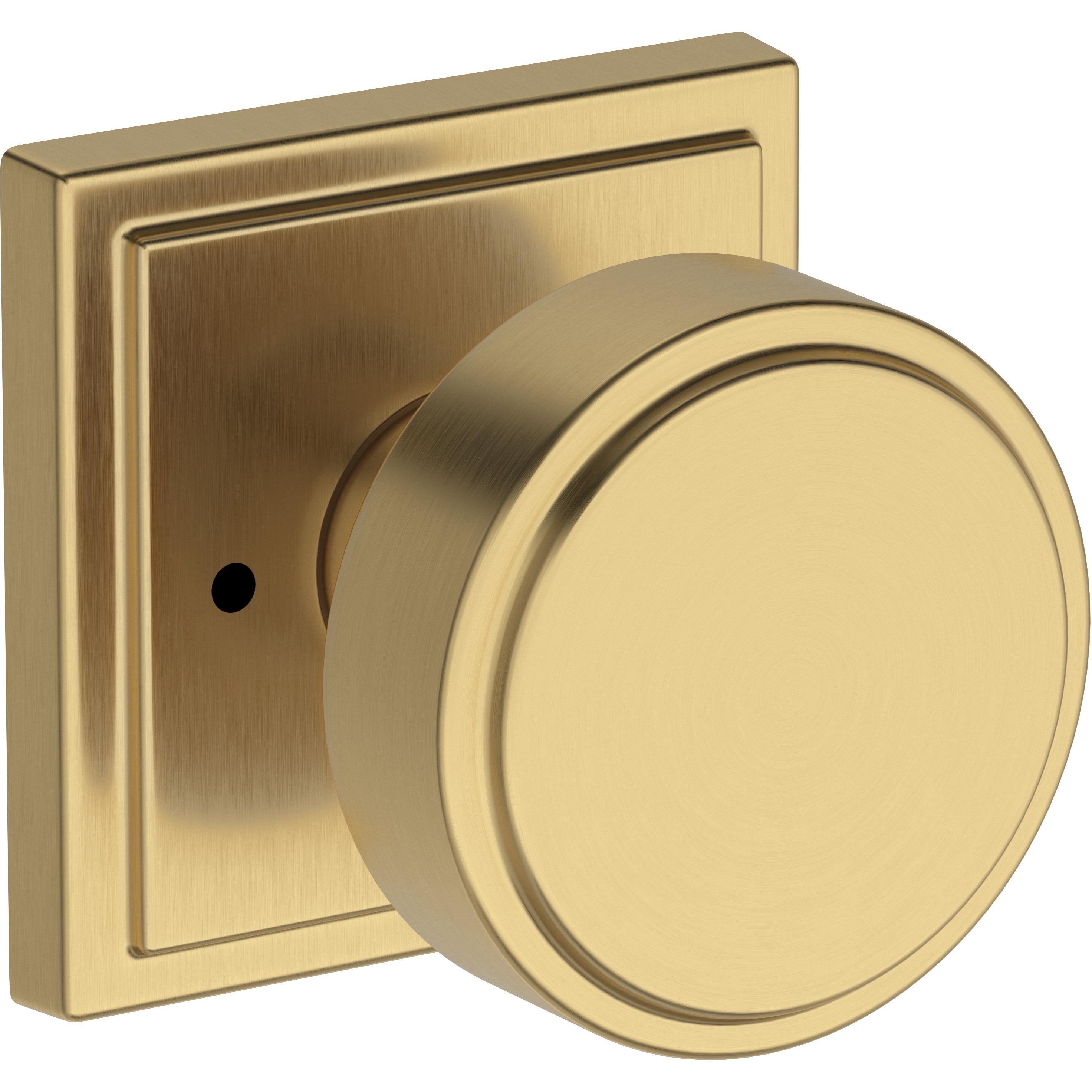 Vashon / Stepped Square Rose - Satin Brass
