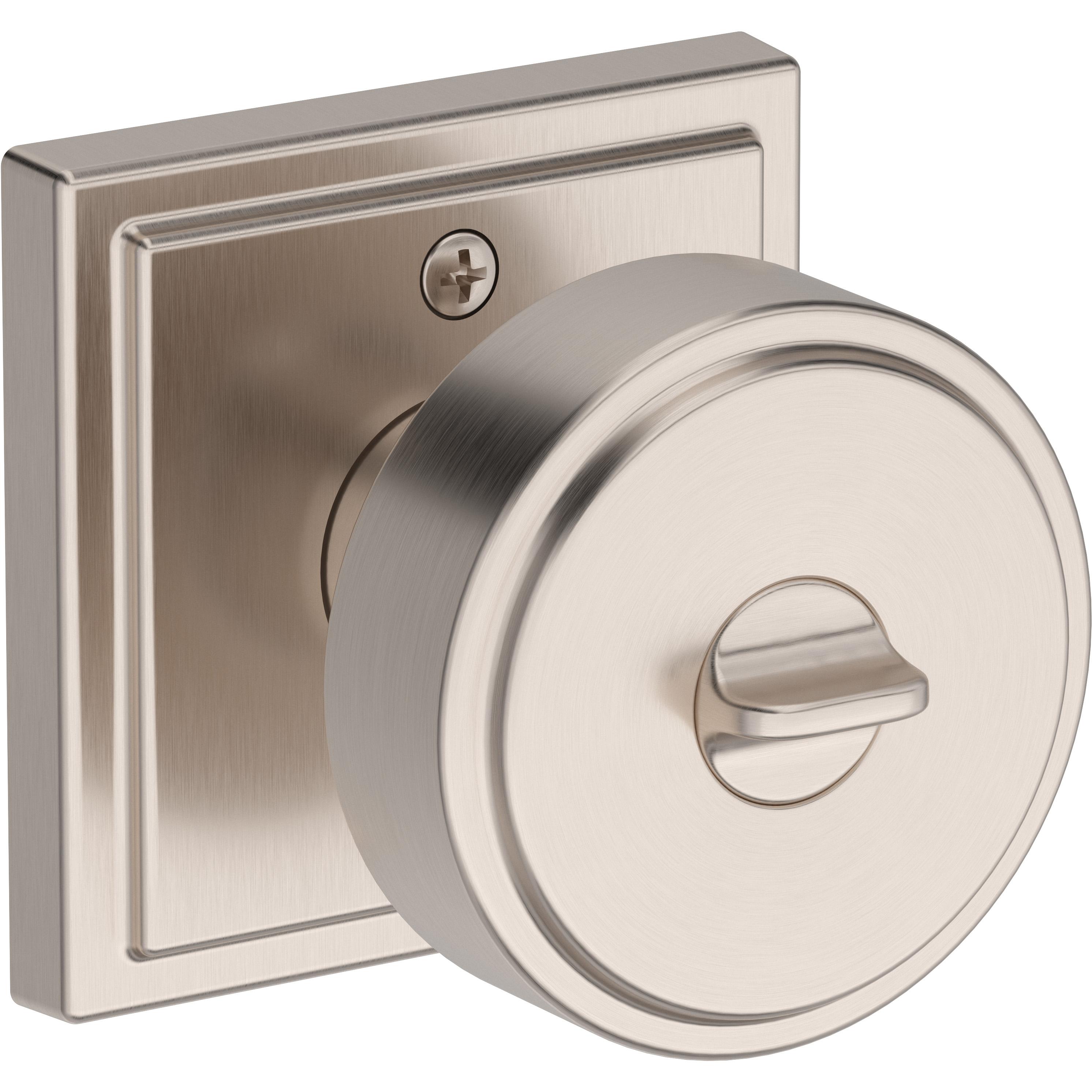 Vashon / Stepped Square Rose - Satin Nickel