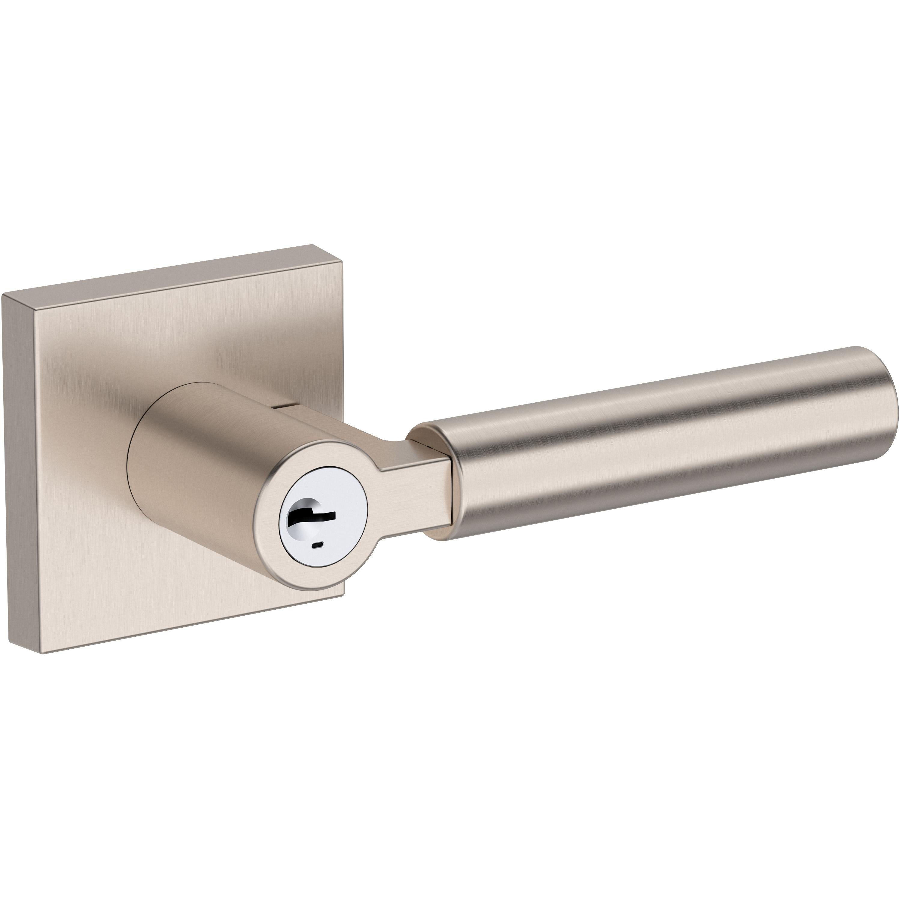 Lake Forest / Contemporary Square Rose - Satin Nickel