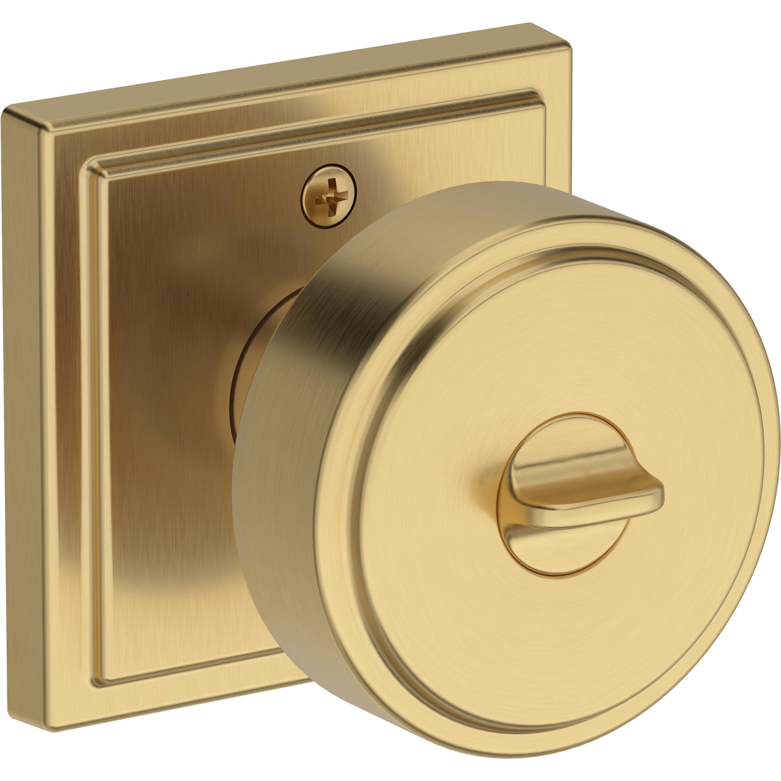 Vashon / Stepped Square Rose - Satin Brass