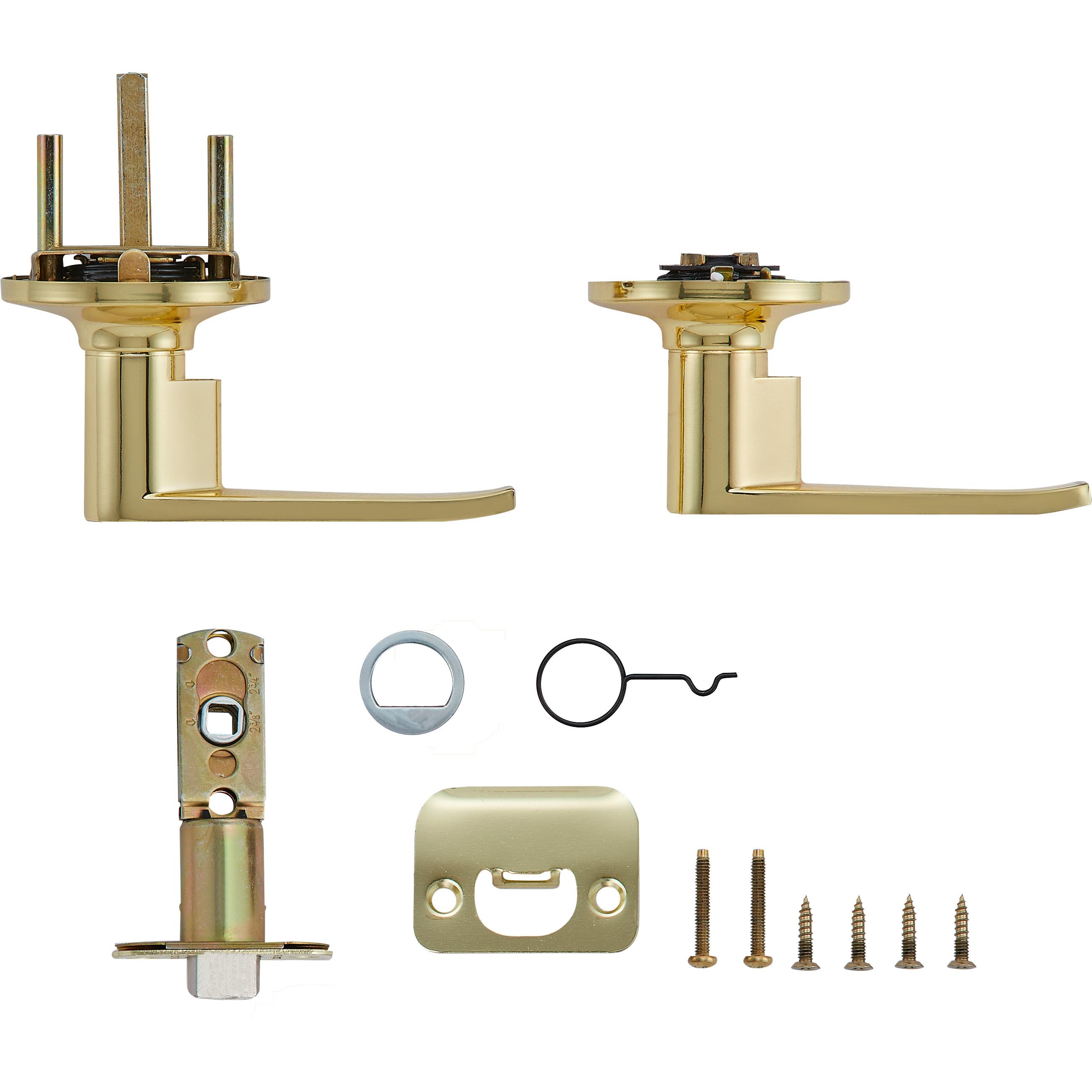 Safe Lock - Winston Lever - Polished Brass