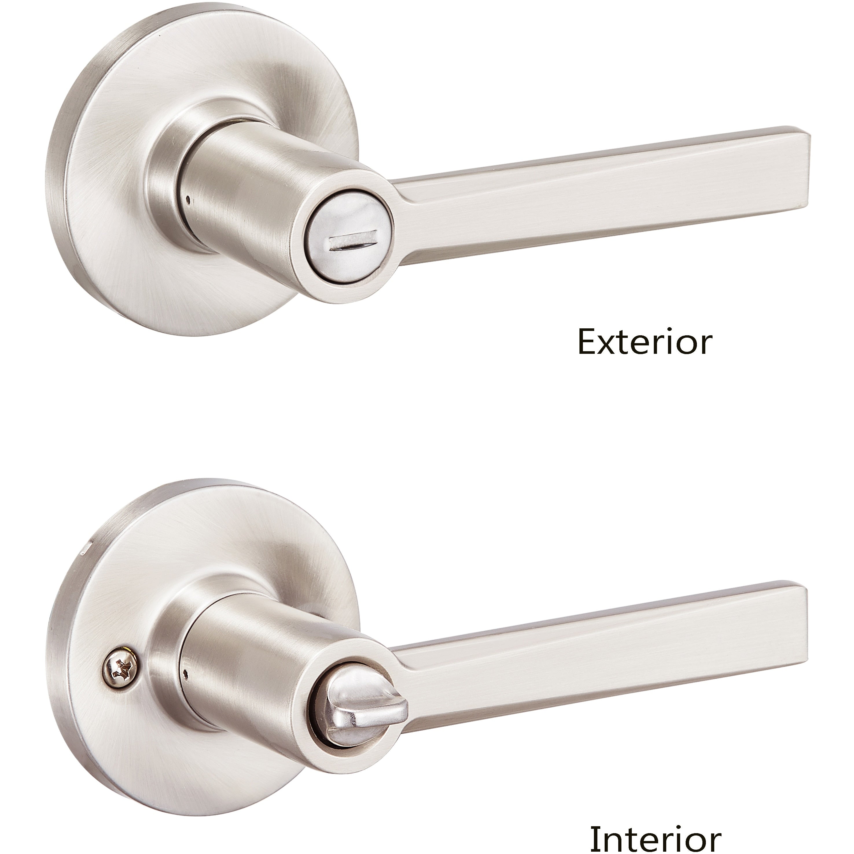 Safe Lock - Westley Lever - Satin Nickel