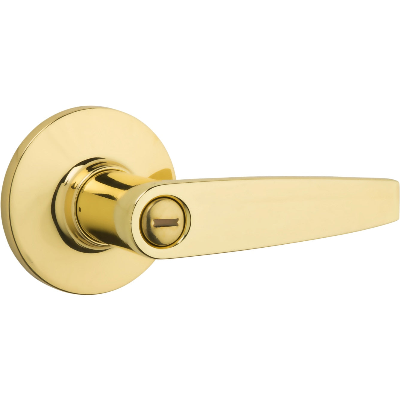 Safe Lock - Winston Lever - Polished Brass