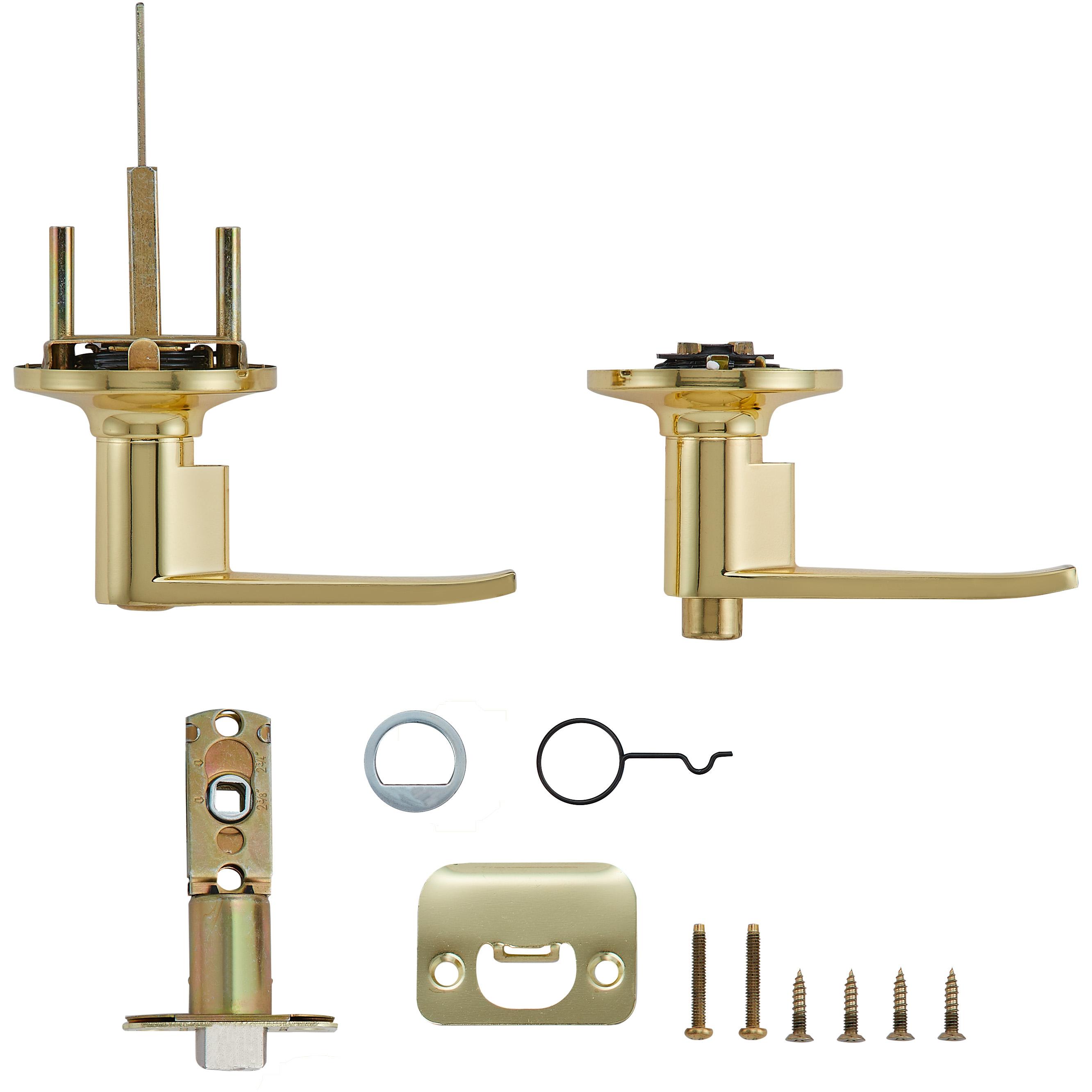 Safe Lock - Winston Lever - Polished Brass