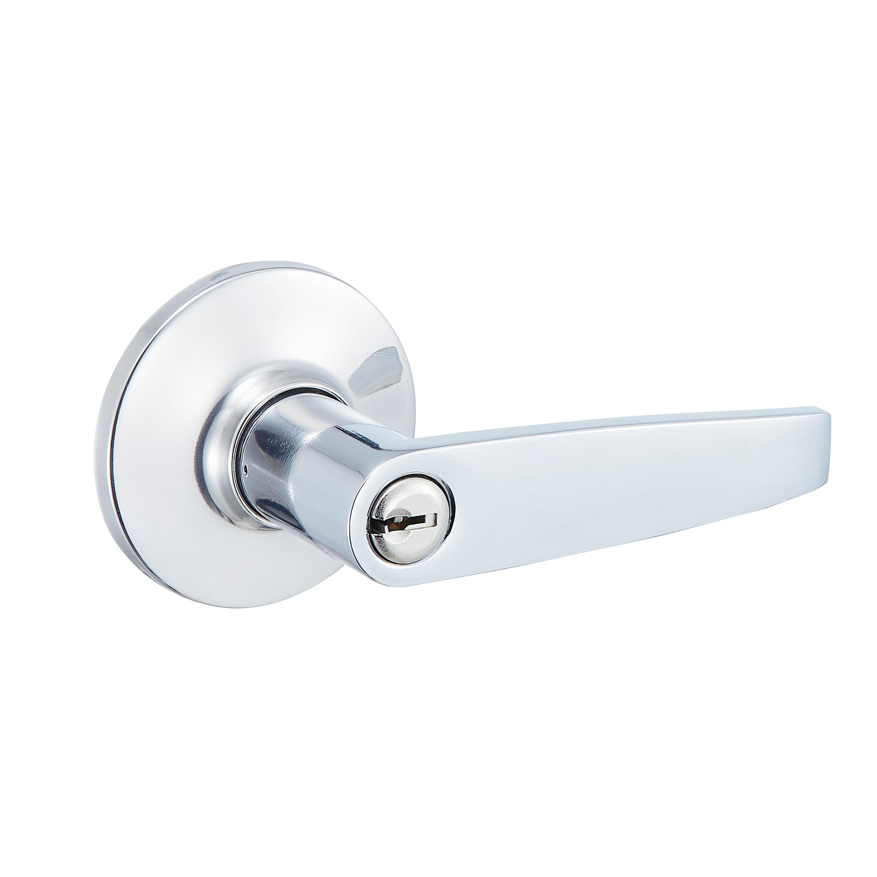 Safe Lock - Winston Lever - Polished Chrome