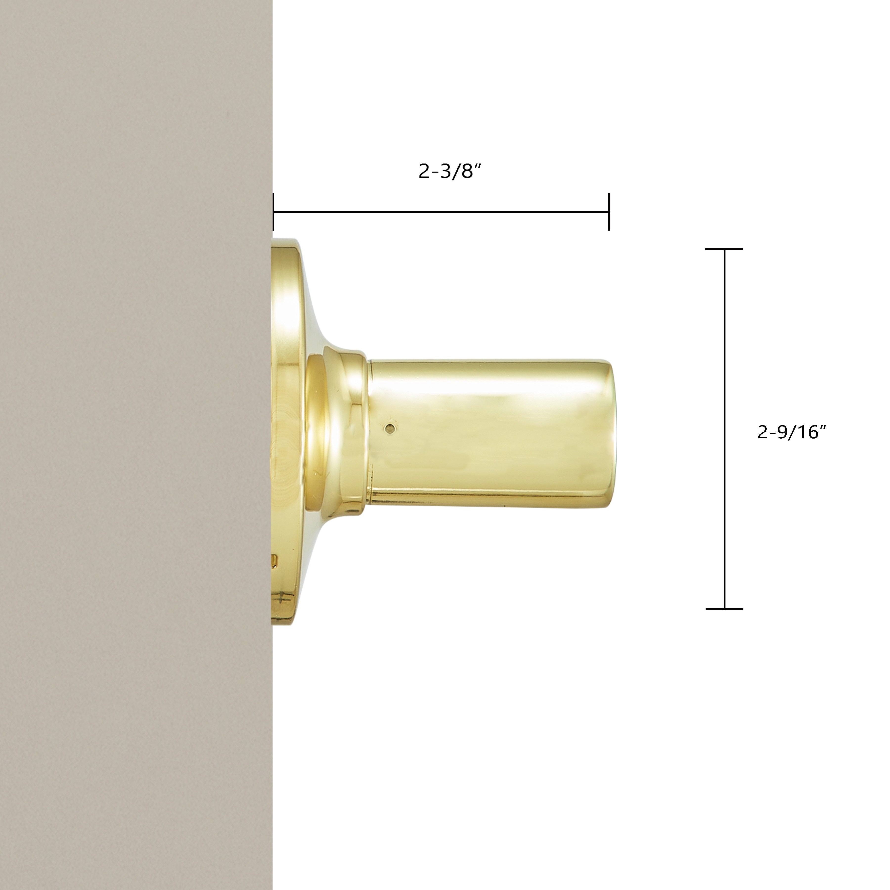 Safe Lock - Winston Lever - Polished Brass